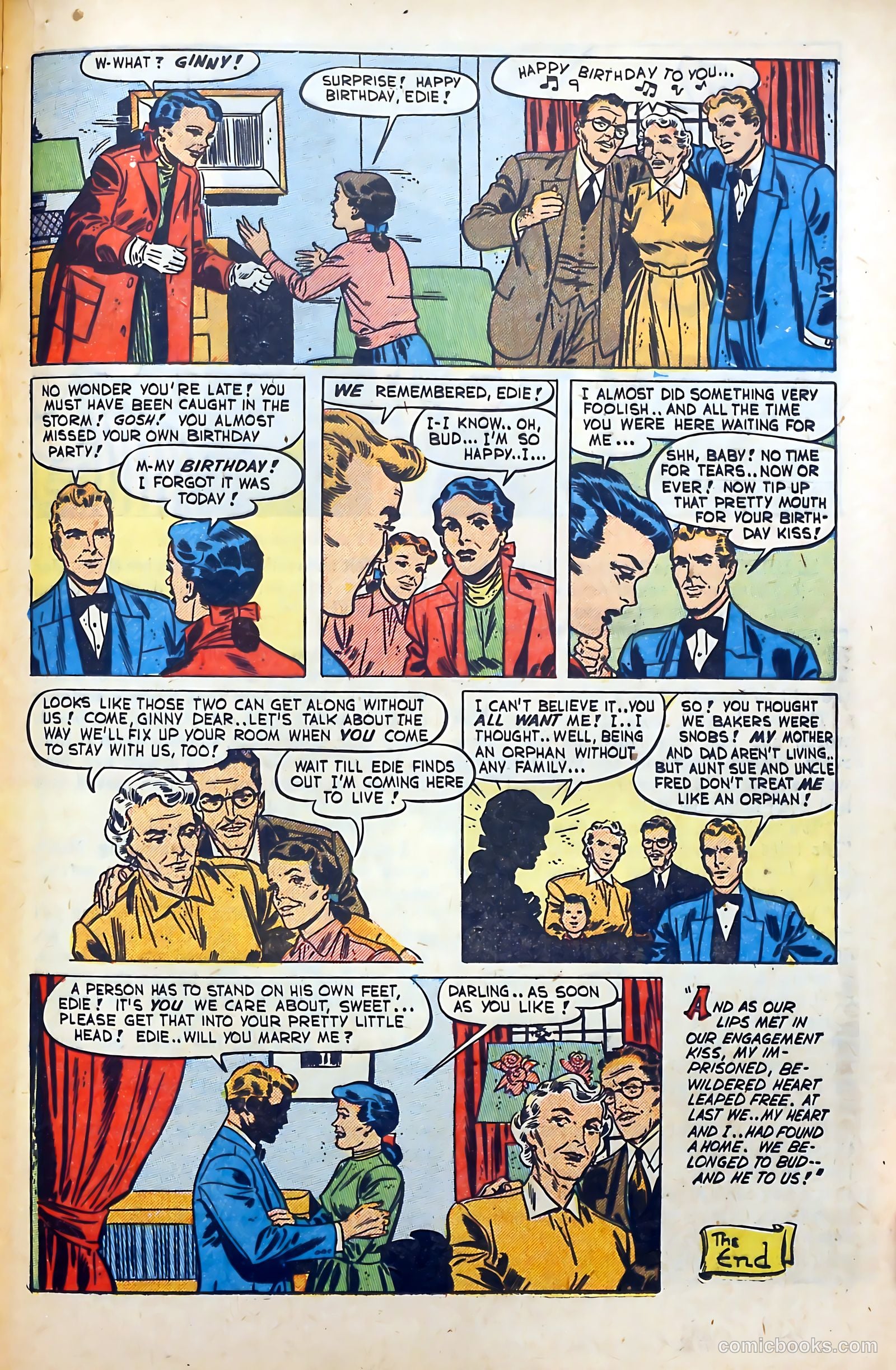 Popular Romance #14 (1950) — page 21 of 36