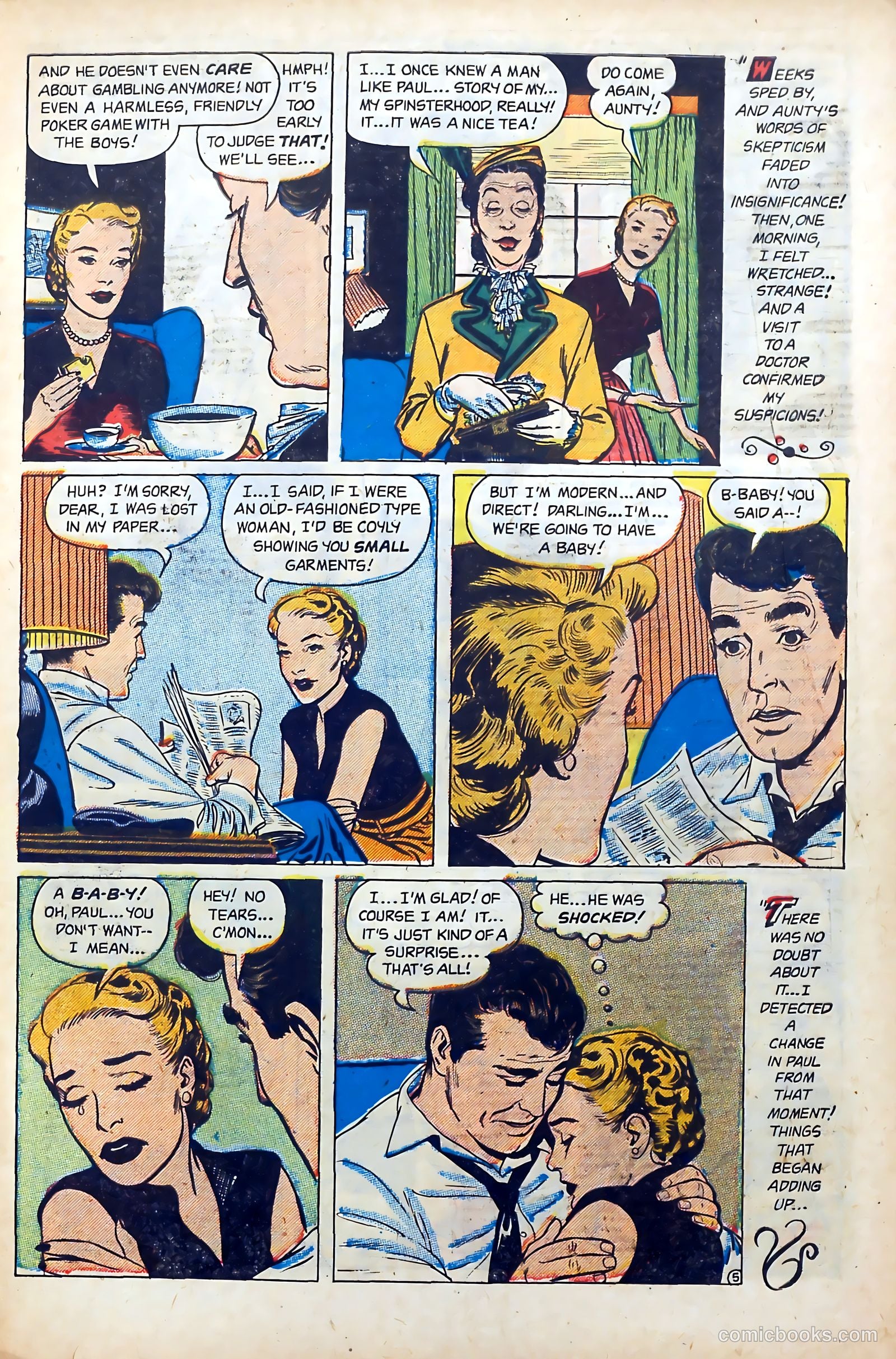 Popular Romance #24 (1950) — page 7 of 36