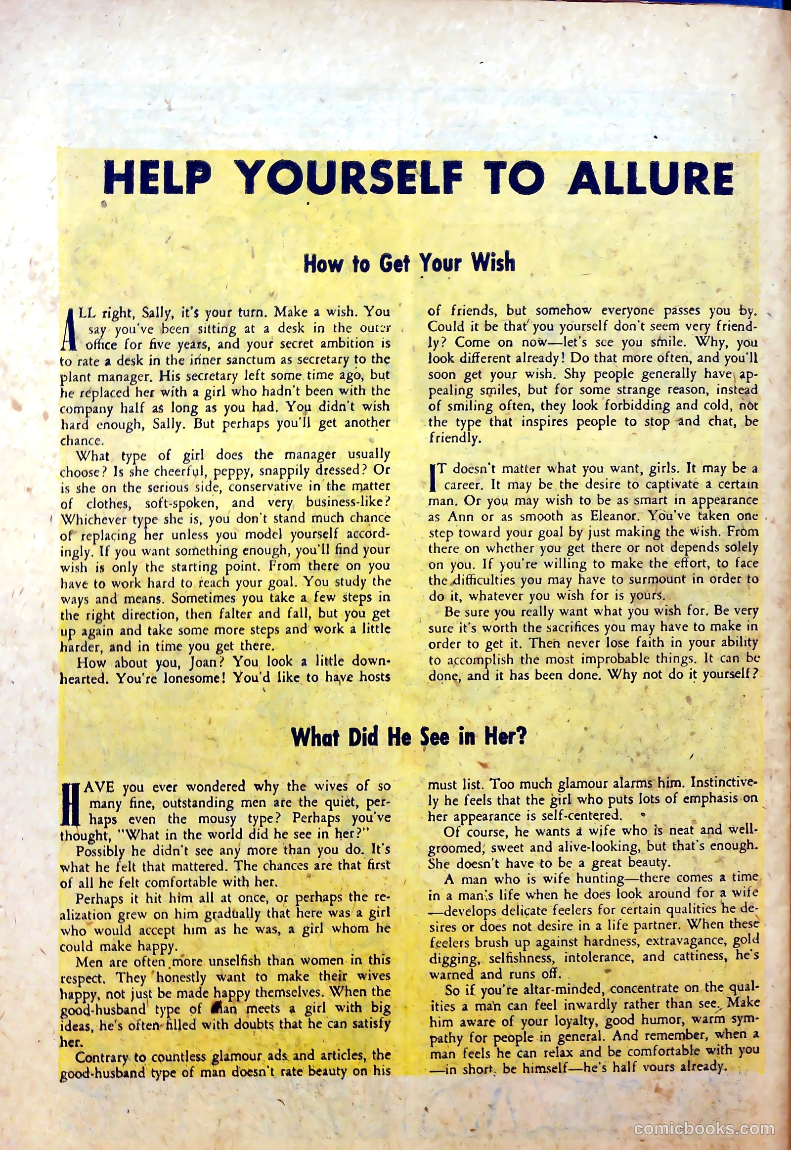 Love Experiences #38a (1951) — page 26 of 36