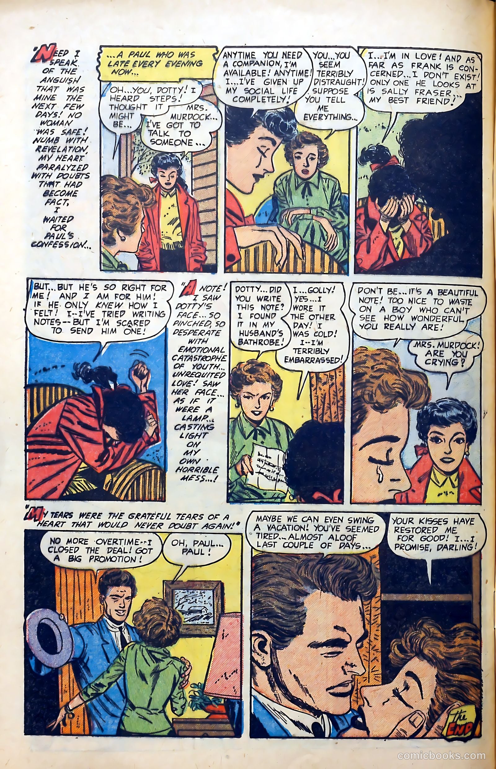 Popular Romance #29 (1950) — page 32 of 36