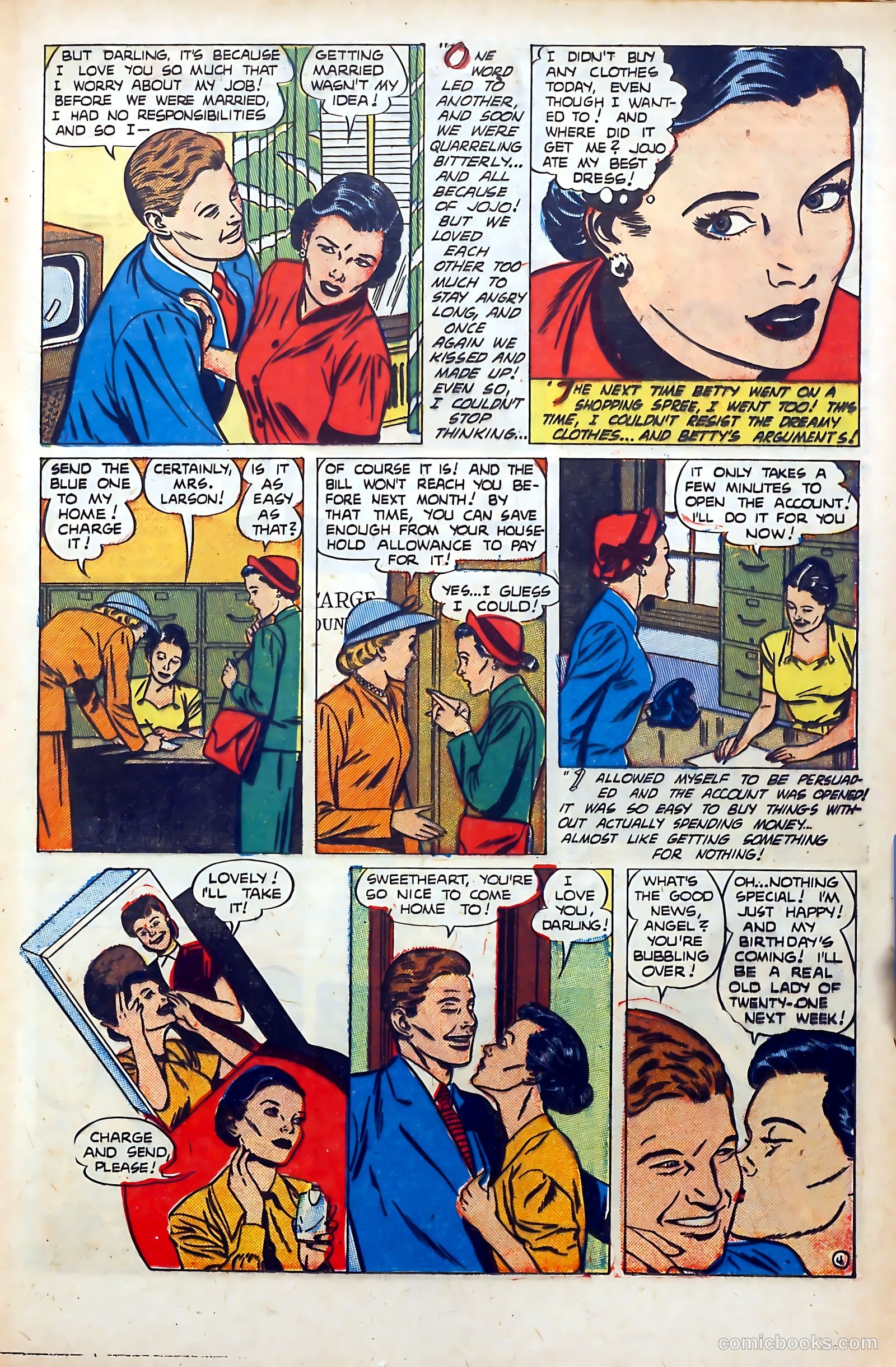 Popular Romance #20 (1950) — page 17 of 36