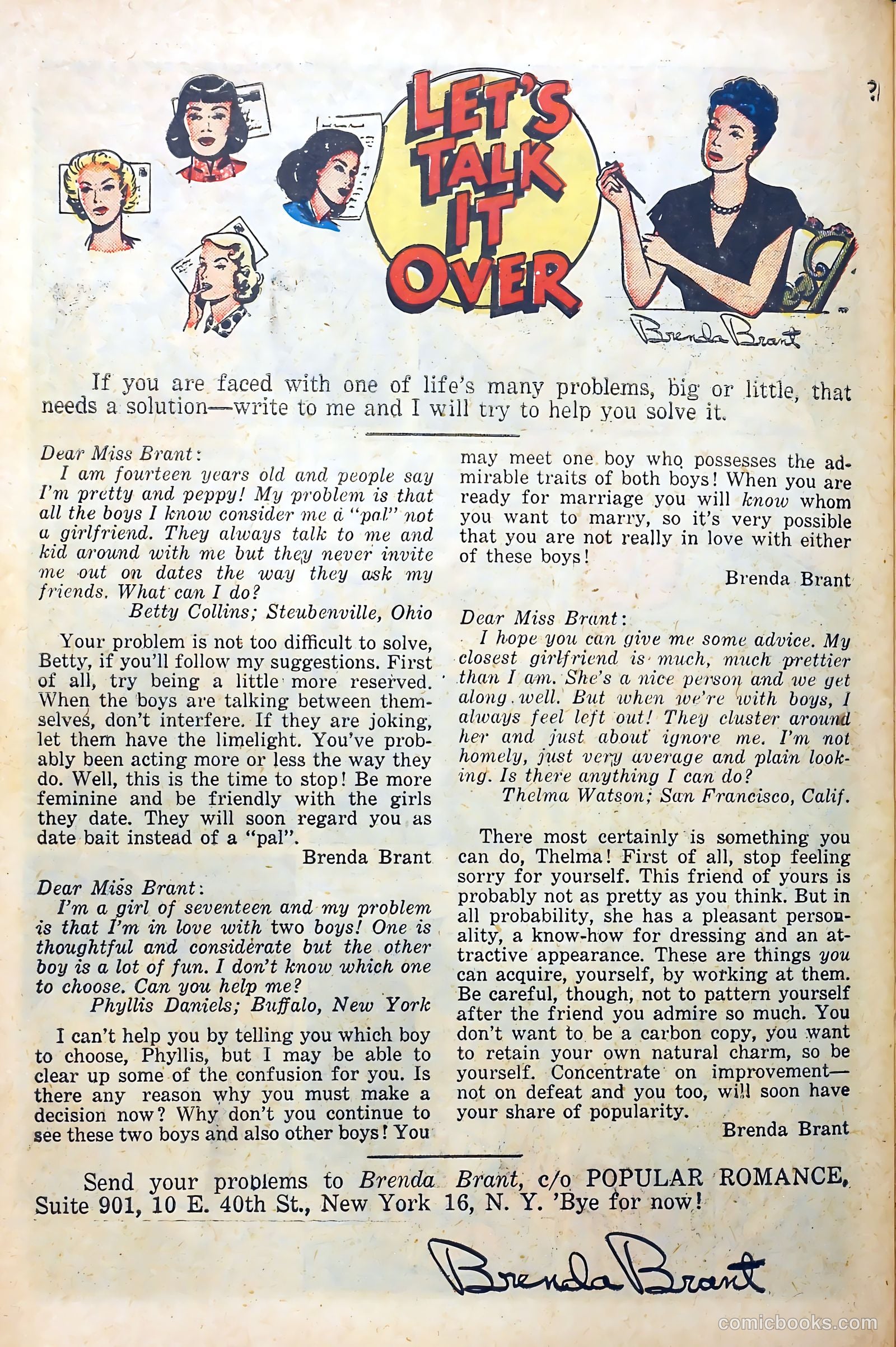 Popular Romance #20 (1950) — page 30 of 36