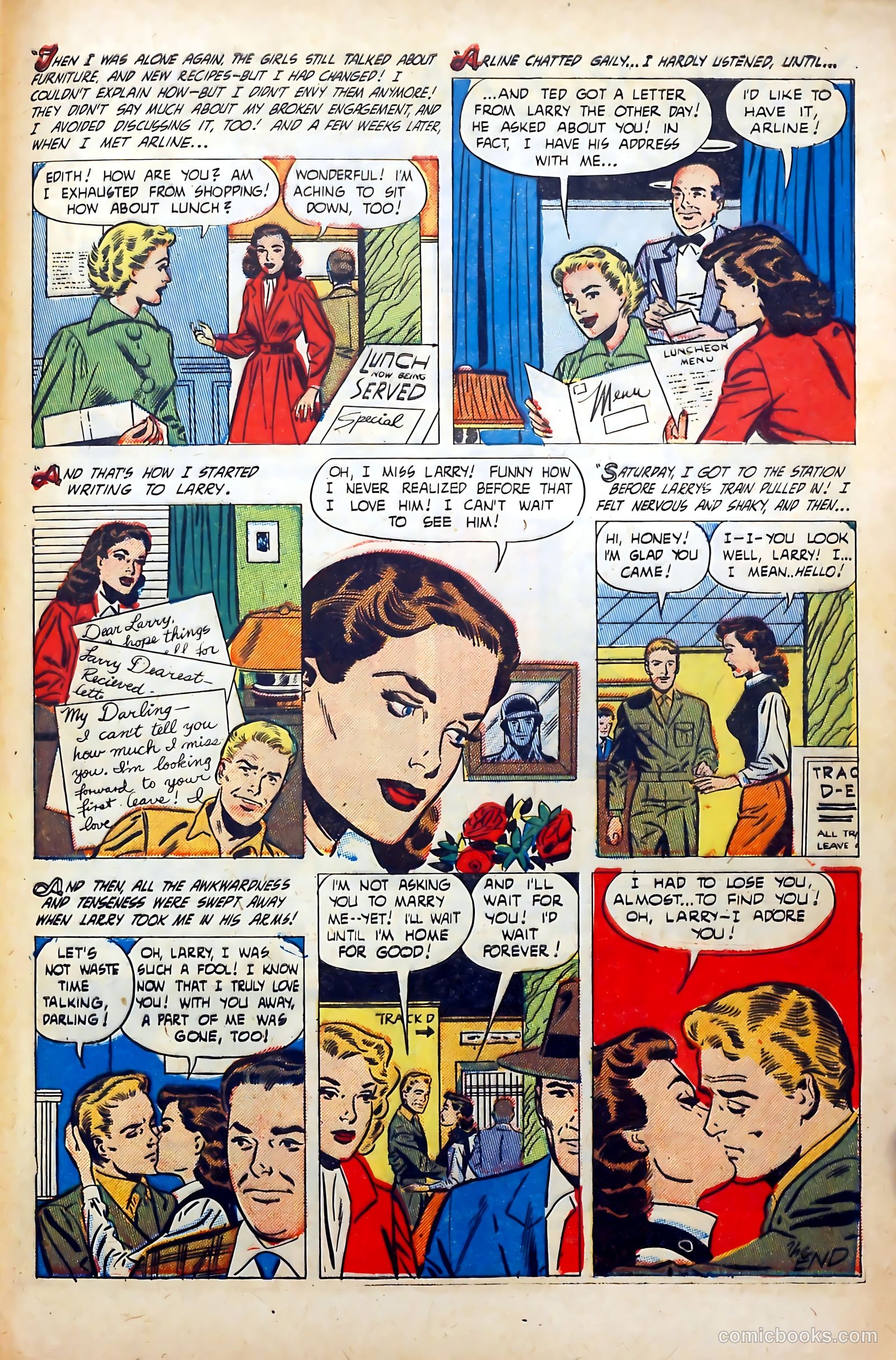 Popular Romance #20 (1950) — page 33 of 36