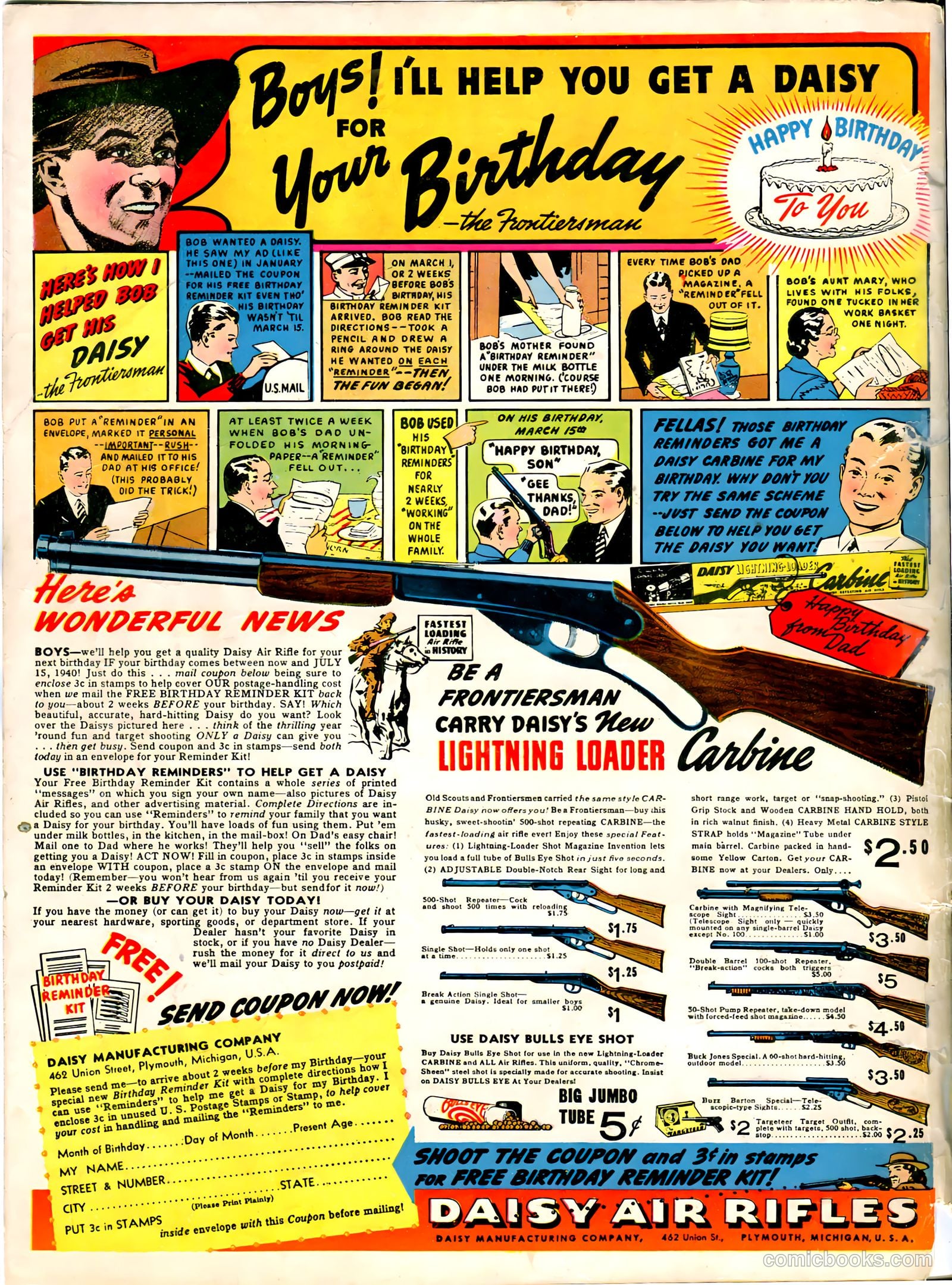 Comics on Parade #23 (1941) — page 56 of 56