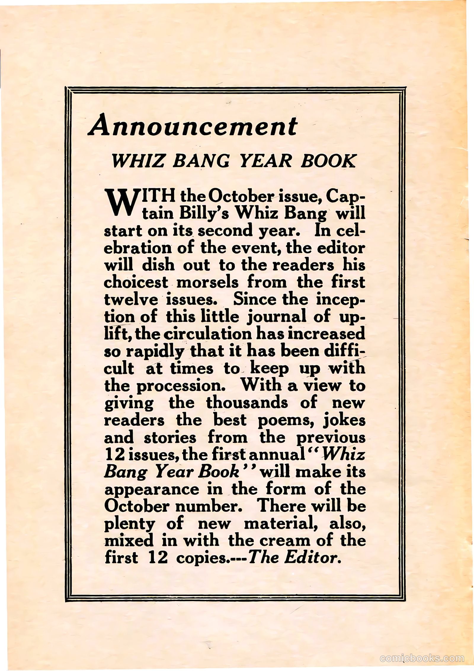 Capt Billy's Whiz Bang v1 #11 — page 2 of 68