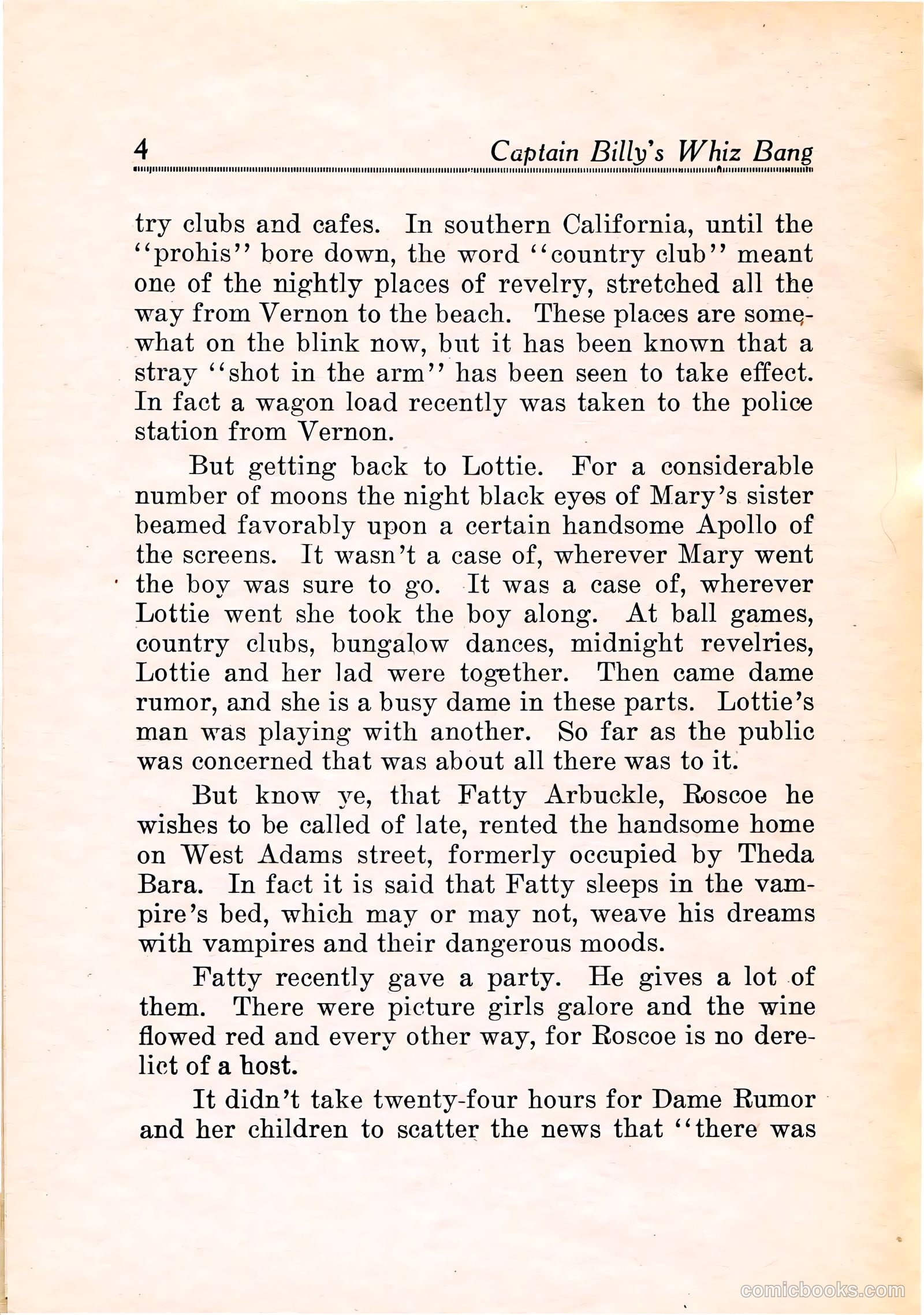 Capt Billy's Whiz Bang v1 #11 — page 6 of 68