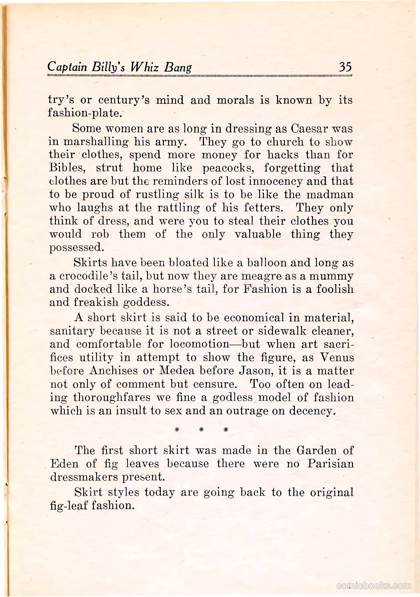 Capt Billy's Whiz Bang v1 #11 — page 37 of 68