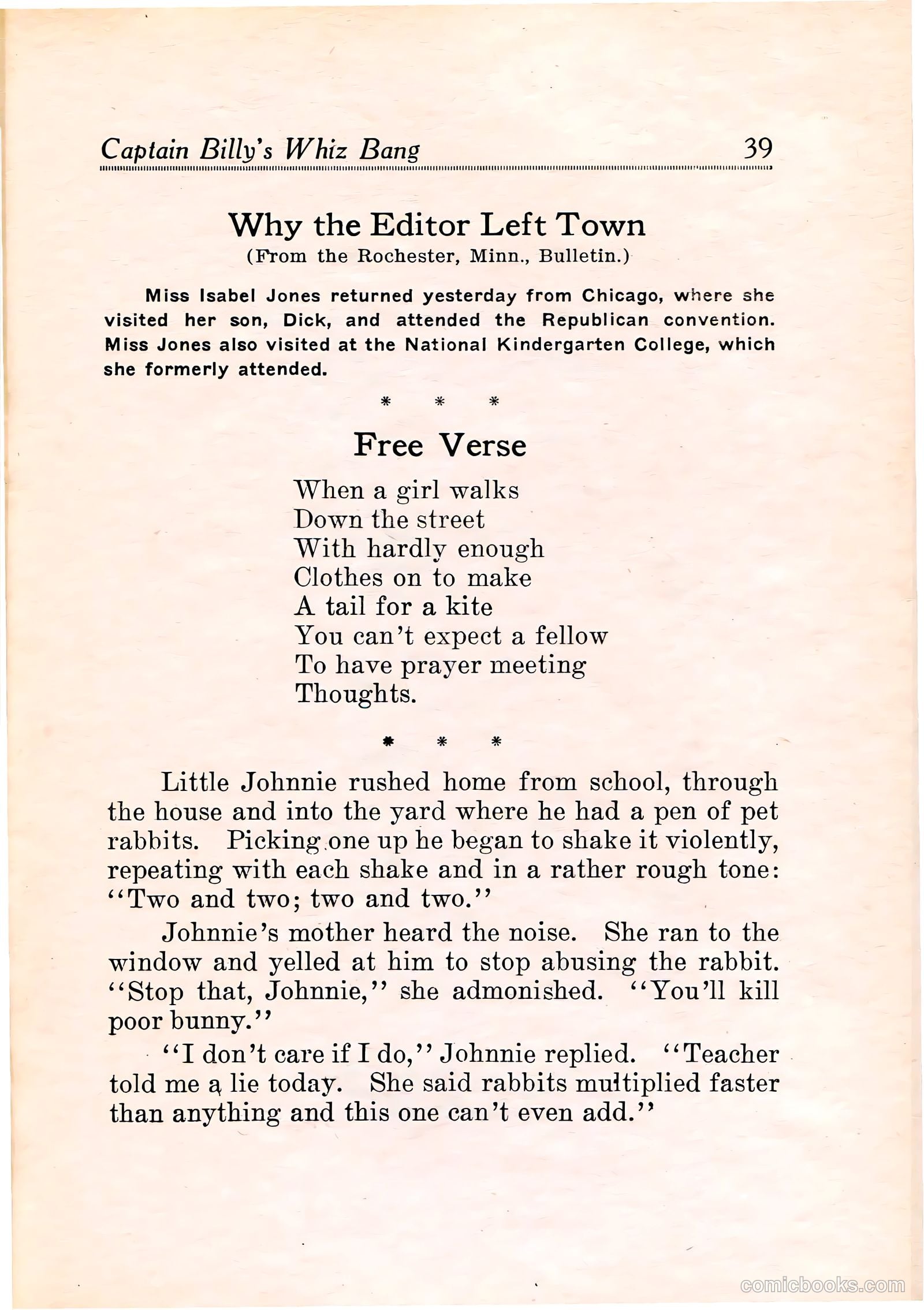 Capt Billy's Whiz Bang v1 #11 — page 41 of 68