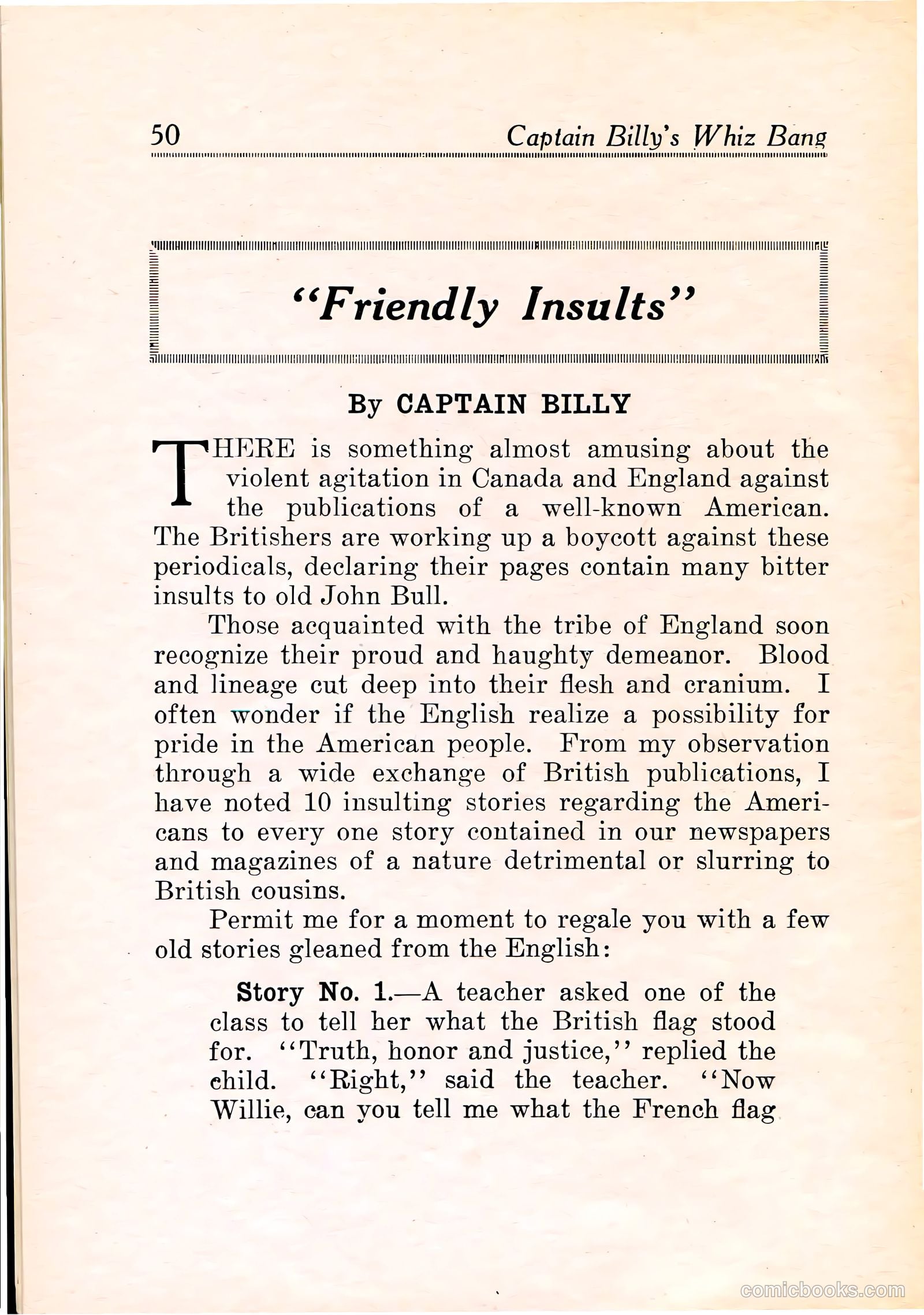 Capt Billy's Whiz Bang v1 #11 — page 52 of 68