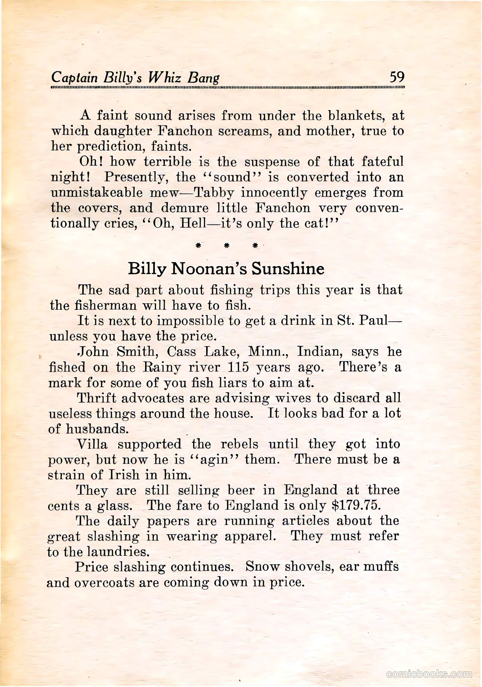 Capt Billy's Whiz Bang v1 #11 — page 61 of 68