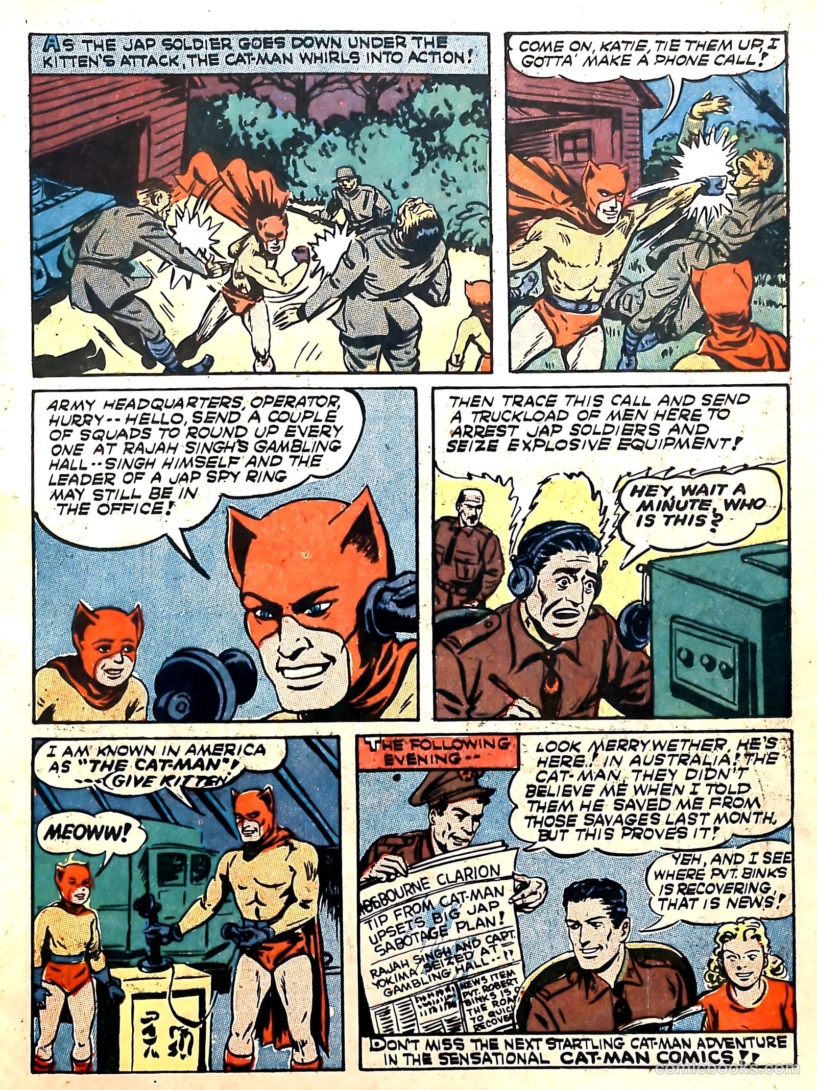 Cat-Man Comics #17 (1941) — page 17 of 69