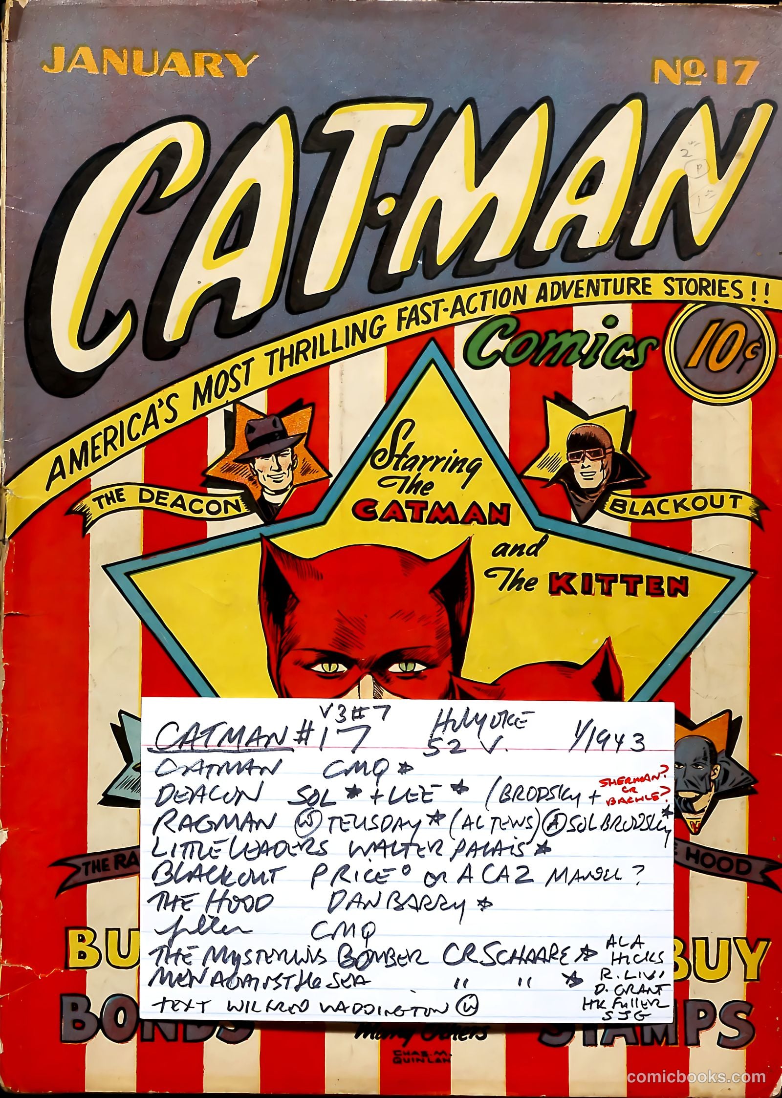 Cat-Man Comics #17 (1941) — page 69 of 69