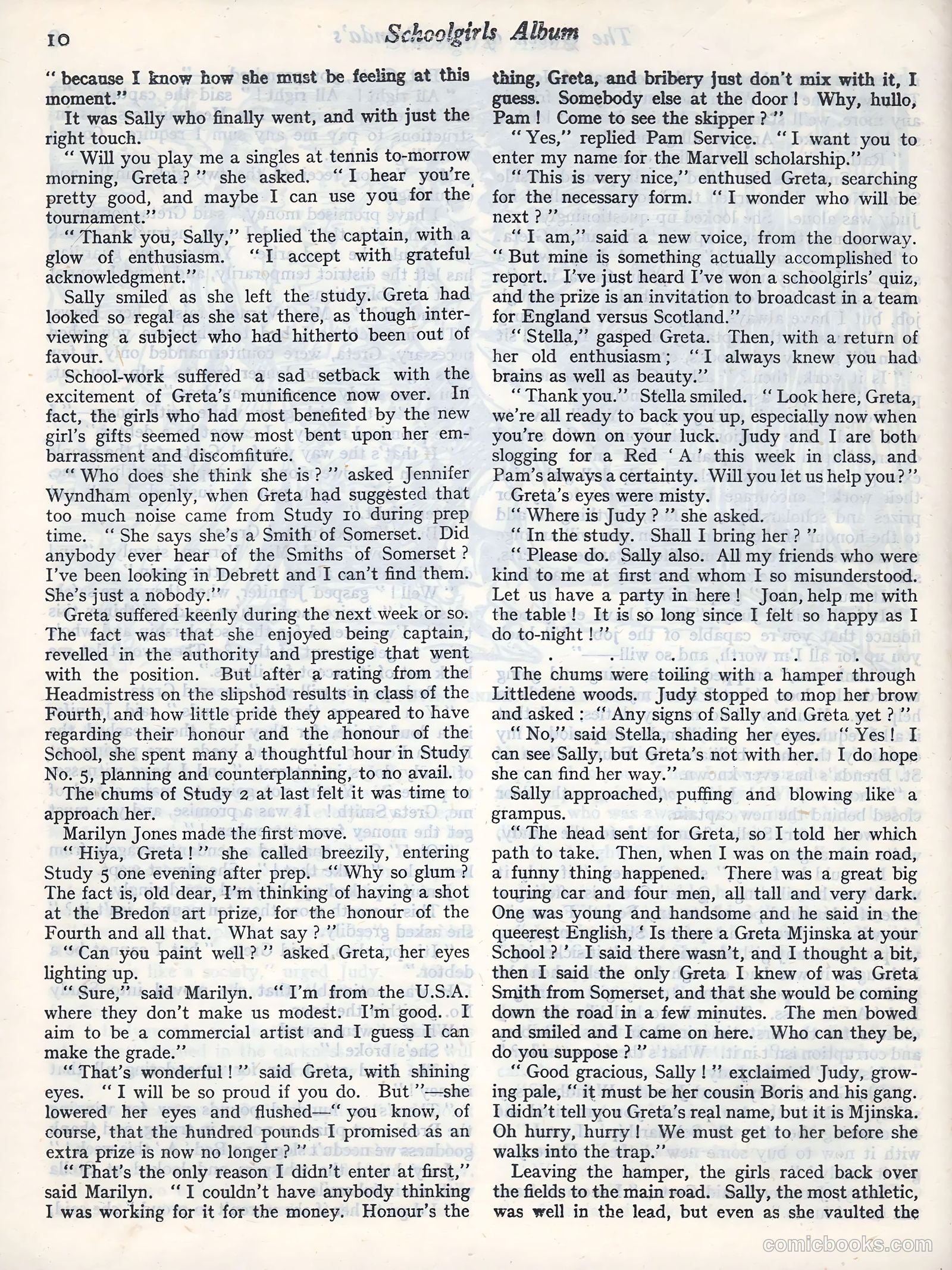 Schoolgirls Album #1947 (1947) — page 9 of 95