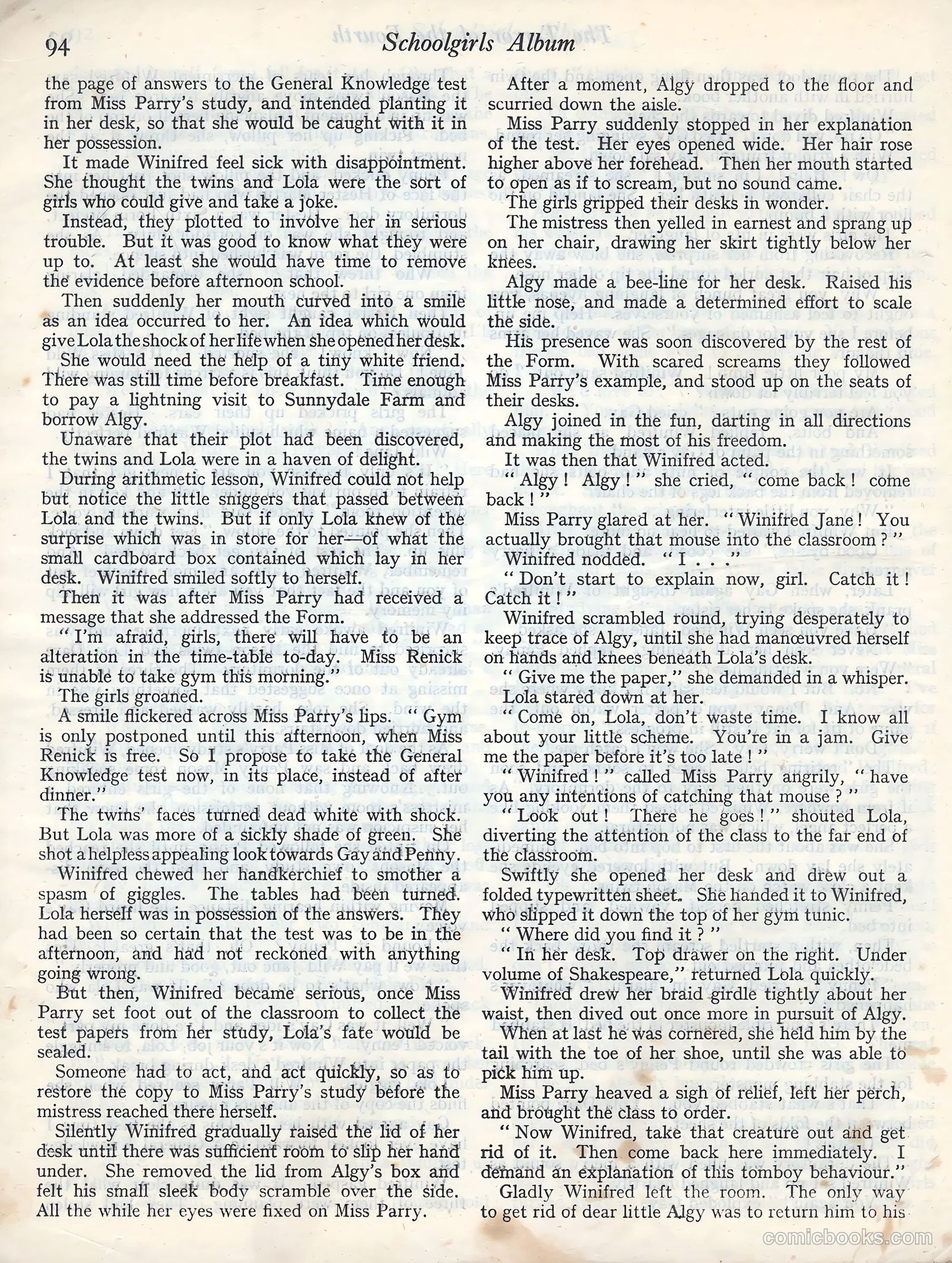Schoolgirls Album #1947 (1947) — page 93 of 95