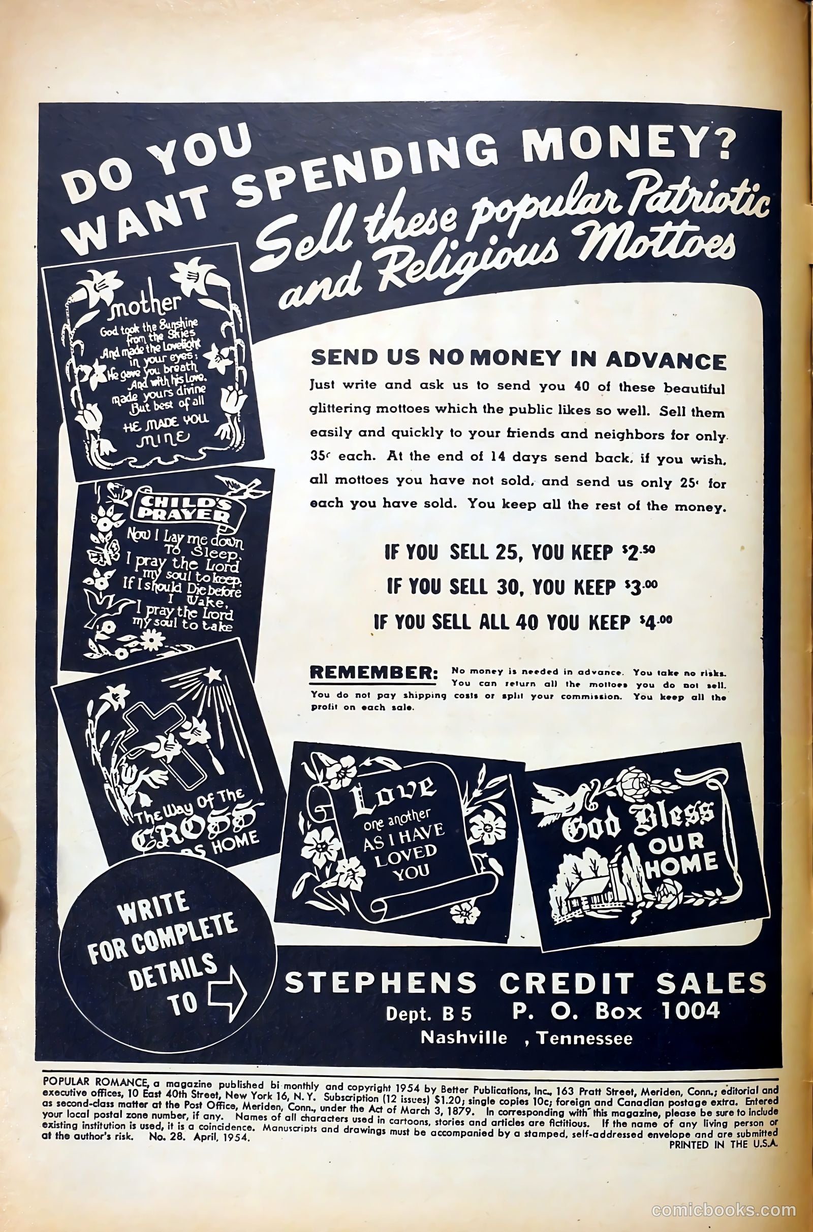 Popular Romance #28 (1950) — page 2 of 36