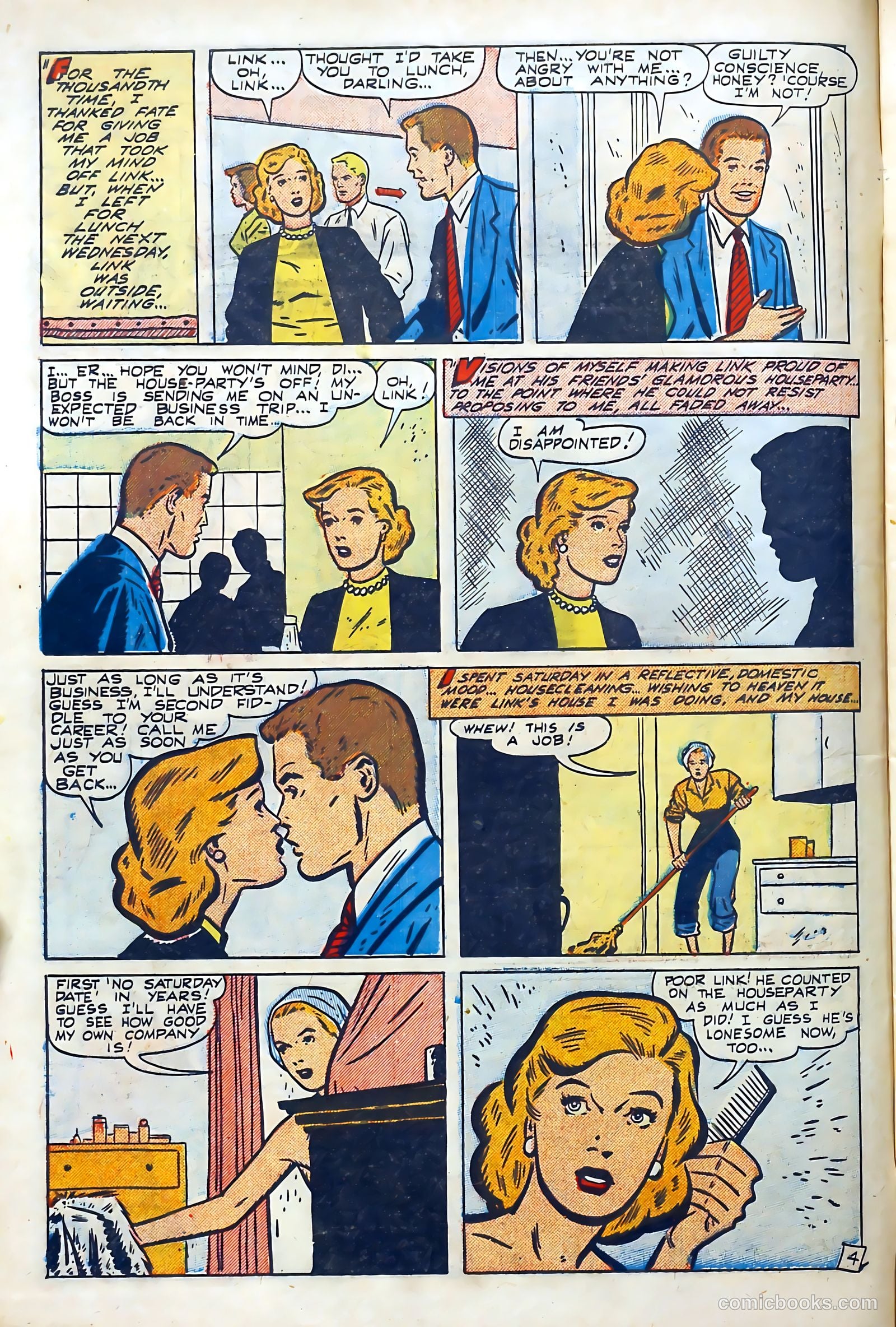 Popular Romance #11 (1950) — page 7 of 37