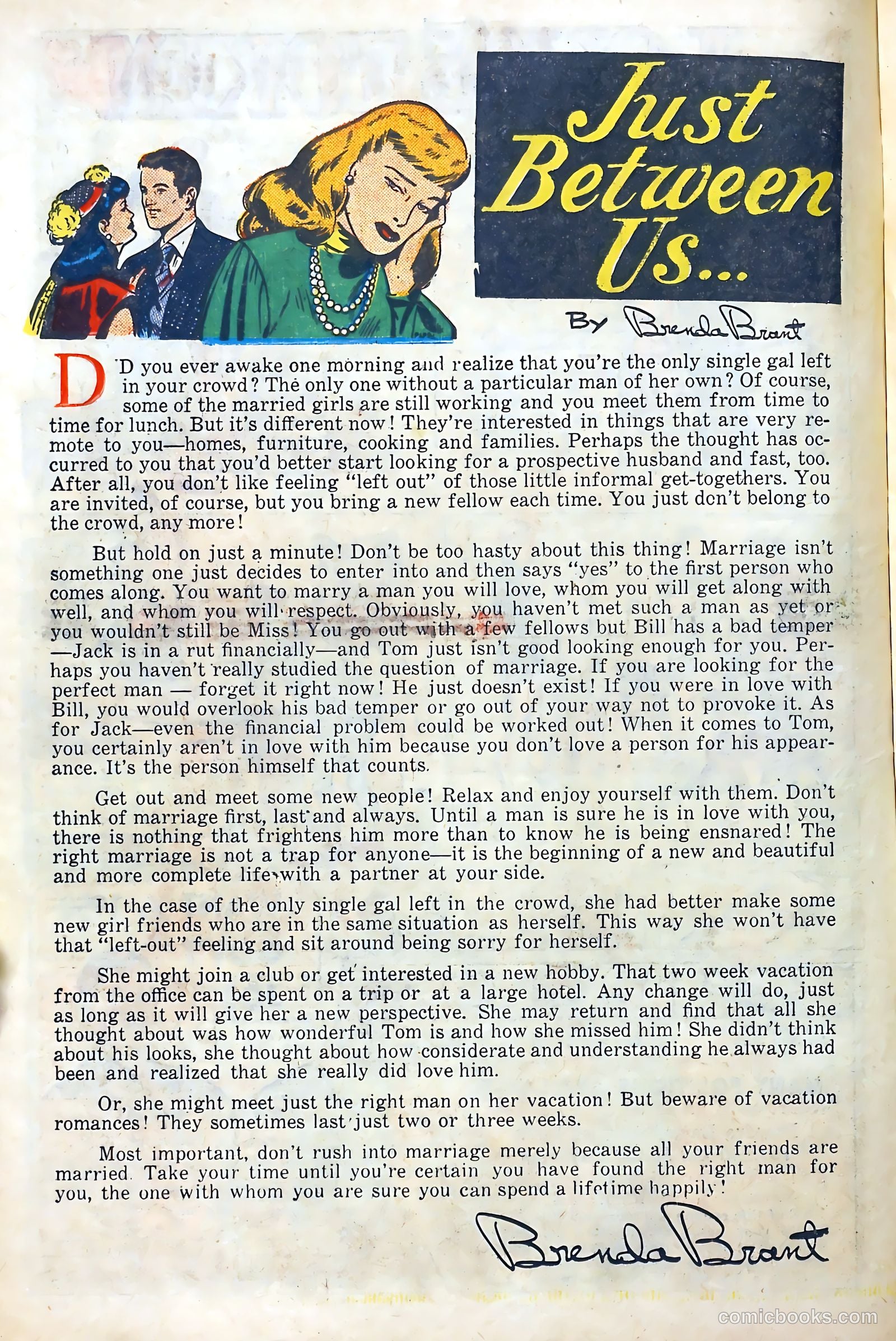 Popular Romance #11 (1950) — page 15 of 37