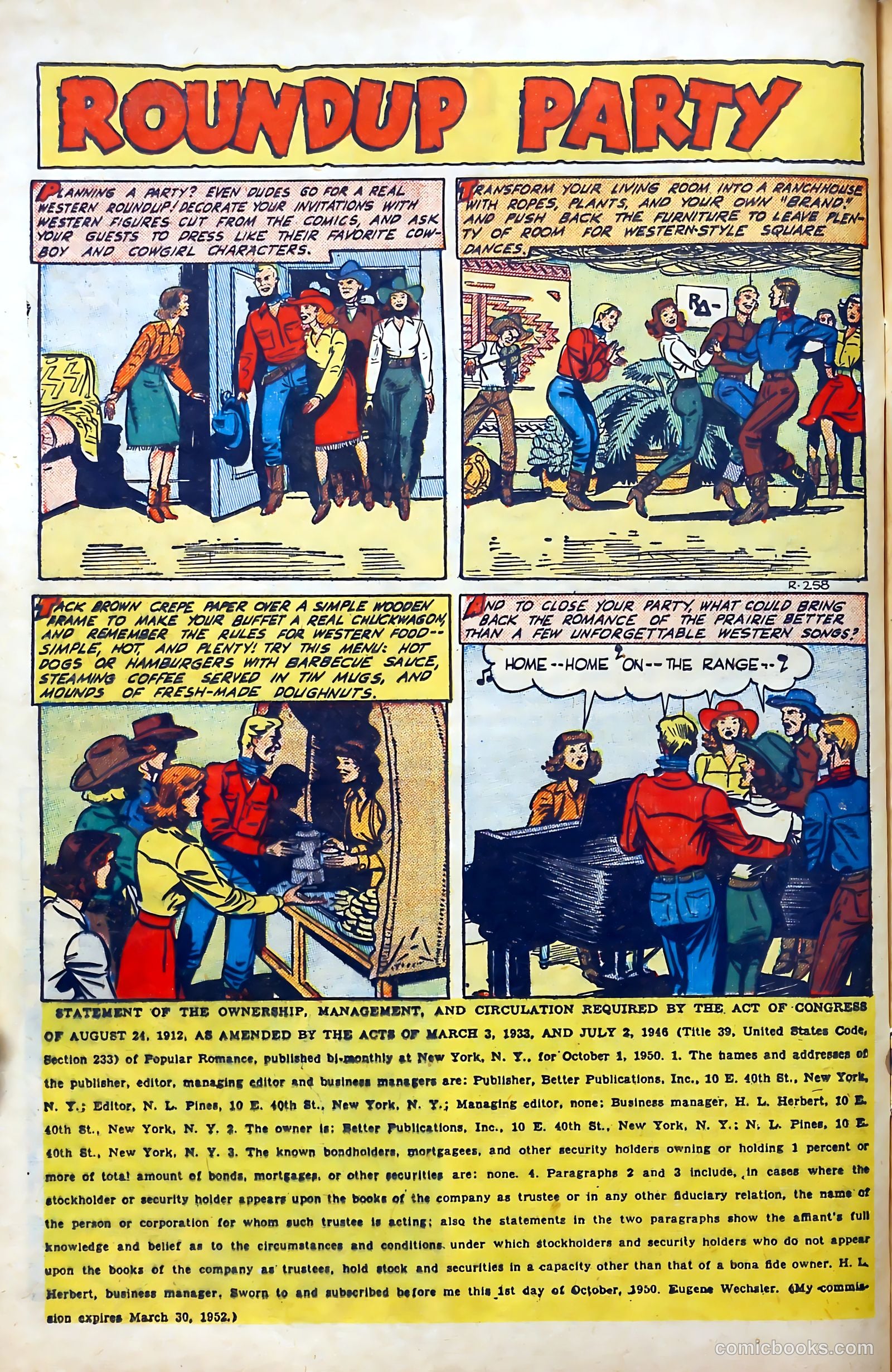 Popular Romance #11 (1950) — page 25 of 37