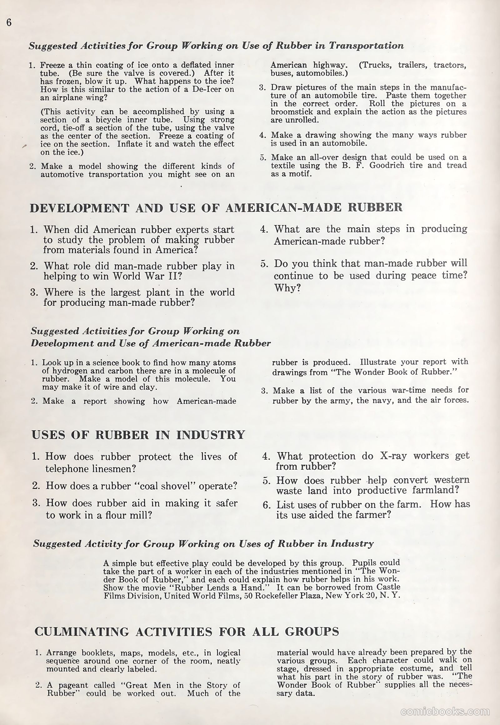 Wonder Book of Rubber PRD3-173 #1 — page 40 of 44
