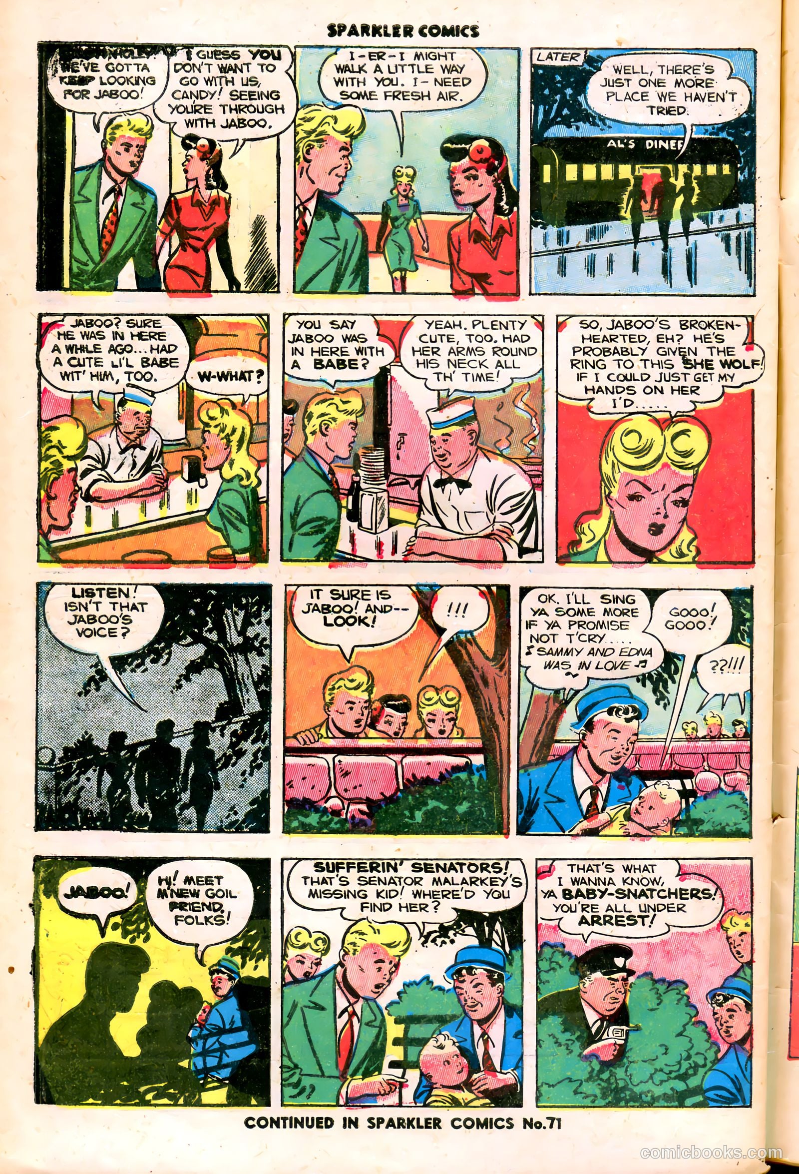Sparkler Comics #70 (1948) — page 26 of 30