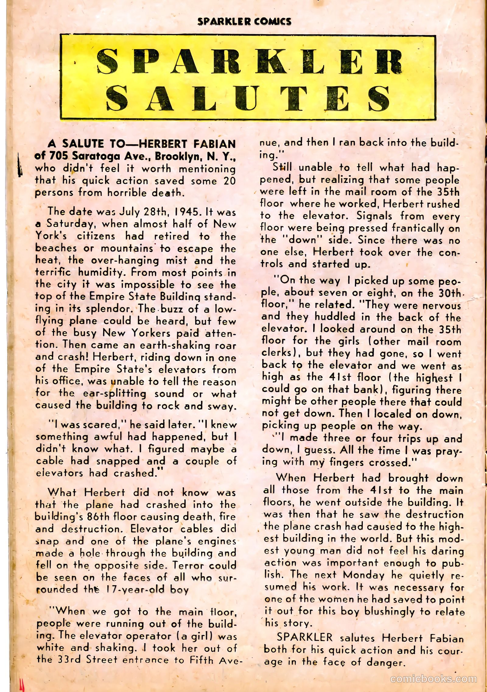 Sparkler Comics #50 (1948) — page 9 of 41