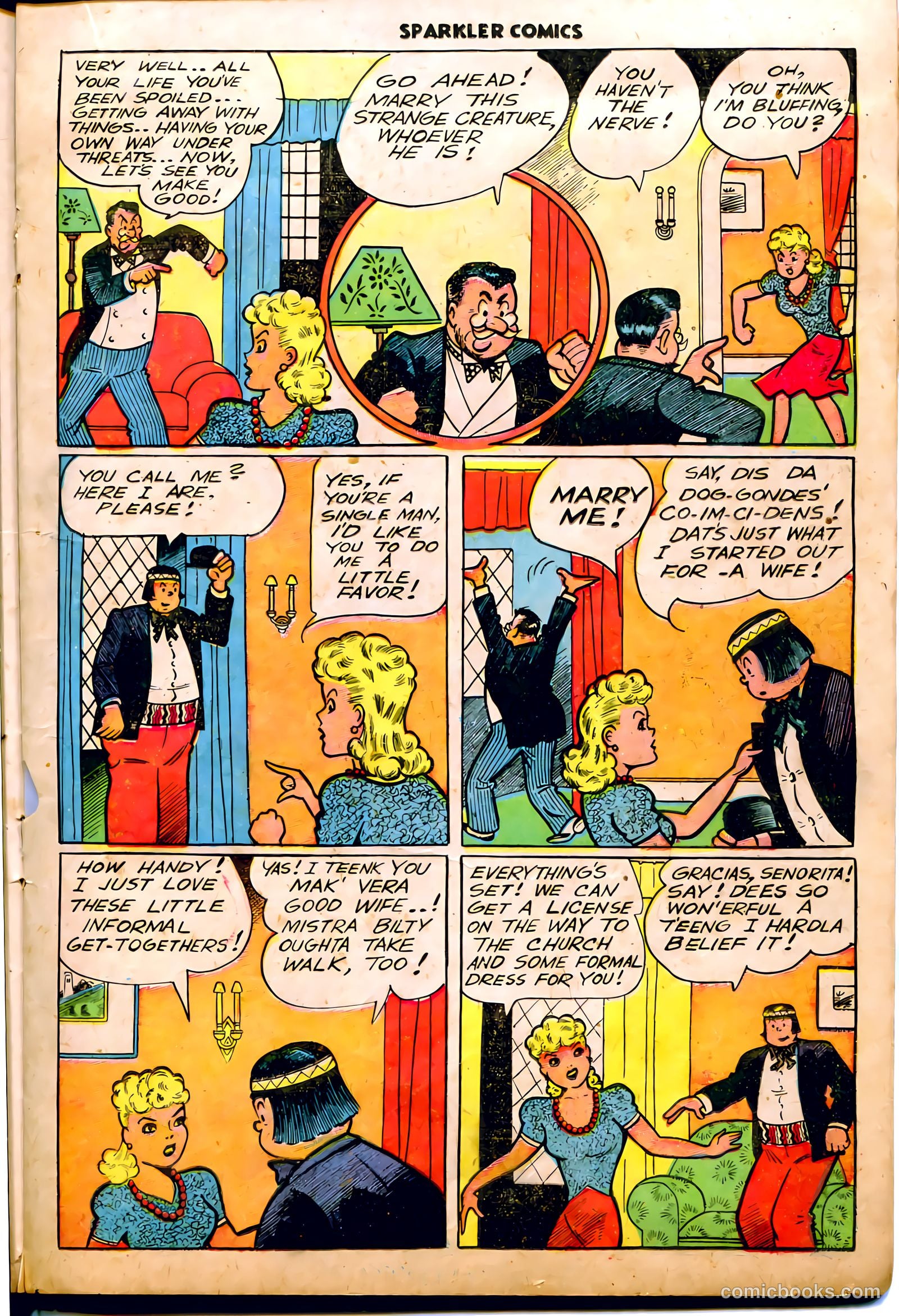 Sparkler Comics #50 (1948) — page 12 of 41