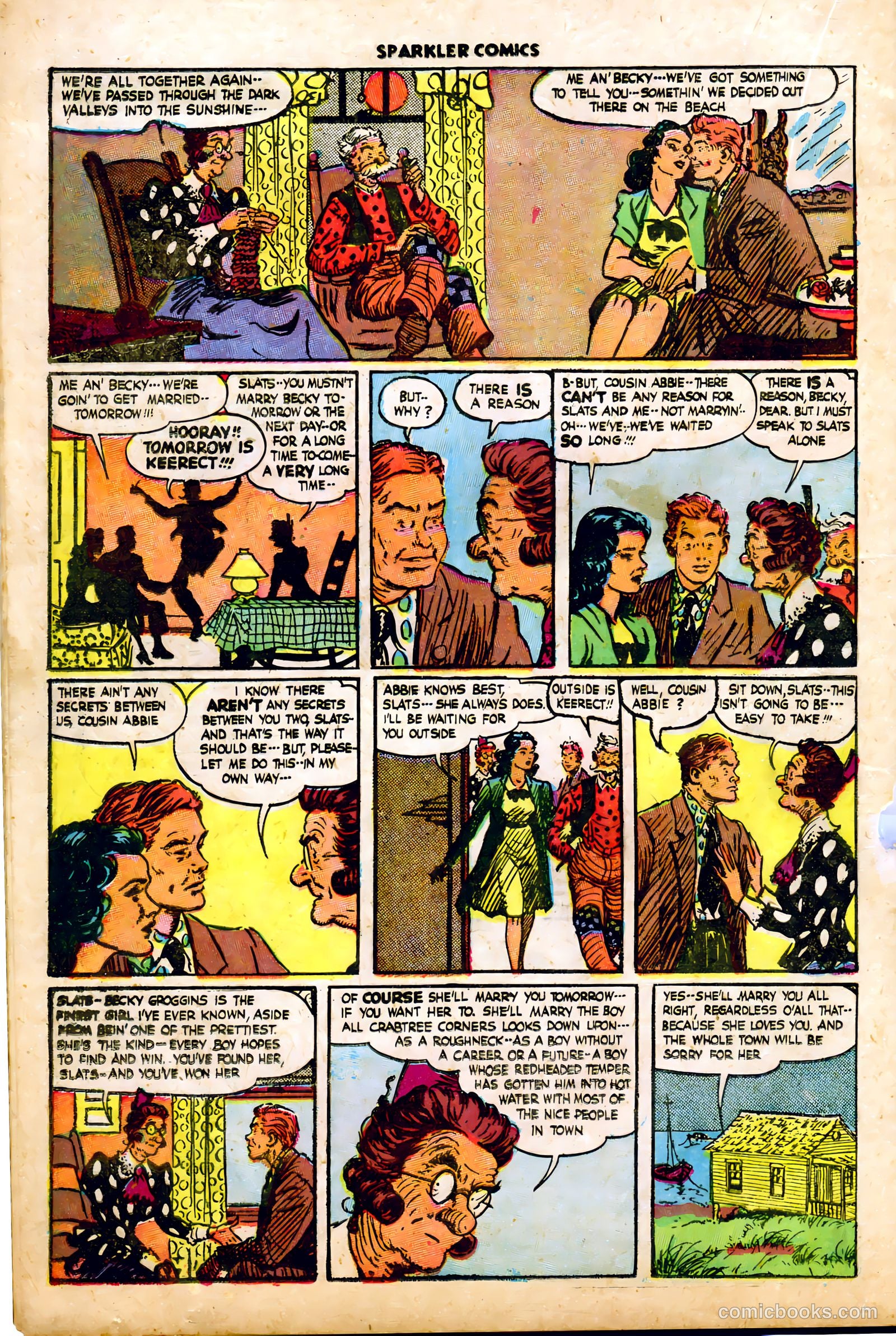 Sparkler Comics #50 (1948) — page 20 of 41