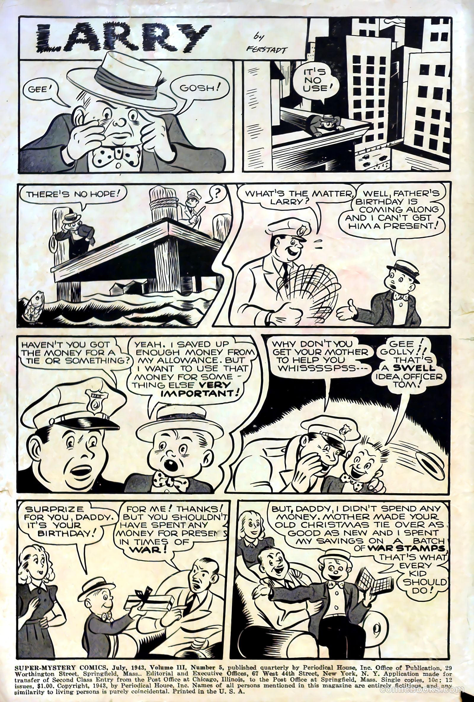Super-Mystery Comics v3 #5 — page 2 of 60
