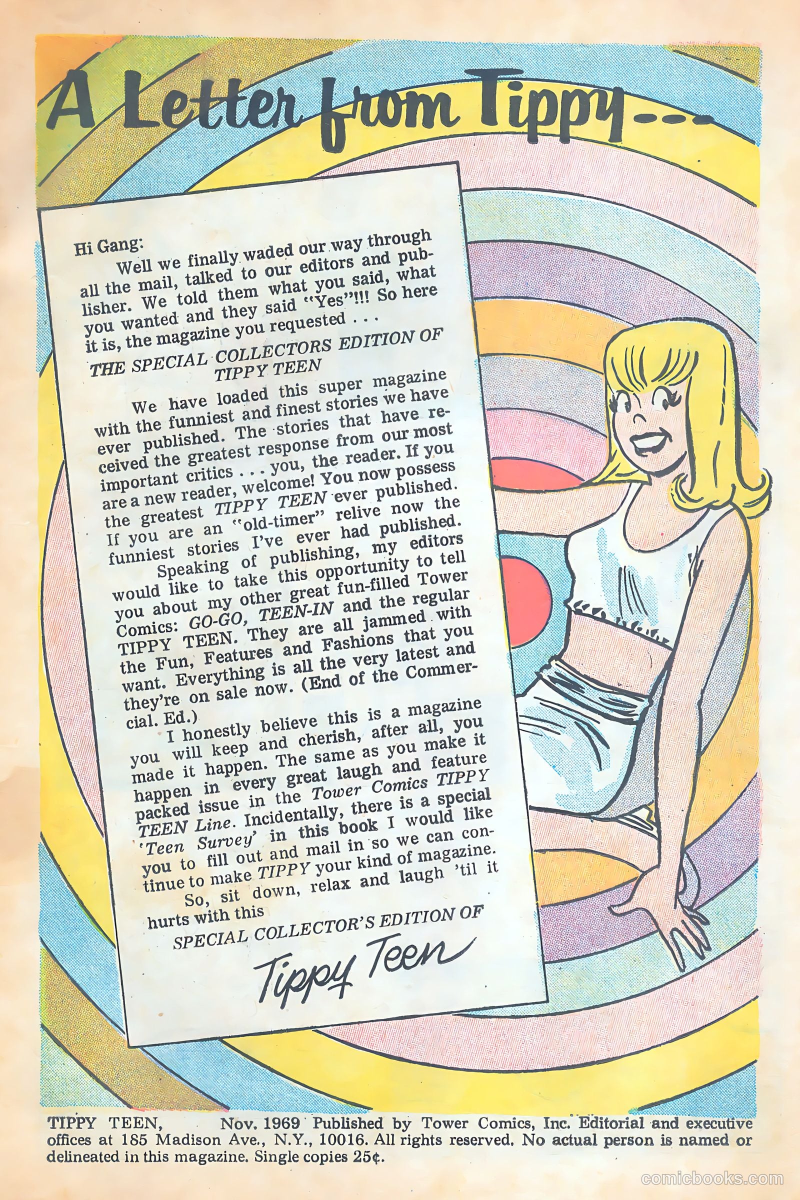 Tippy Teen Special Collector's Edition #1 (1969) — page 3 of 52