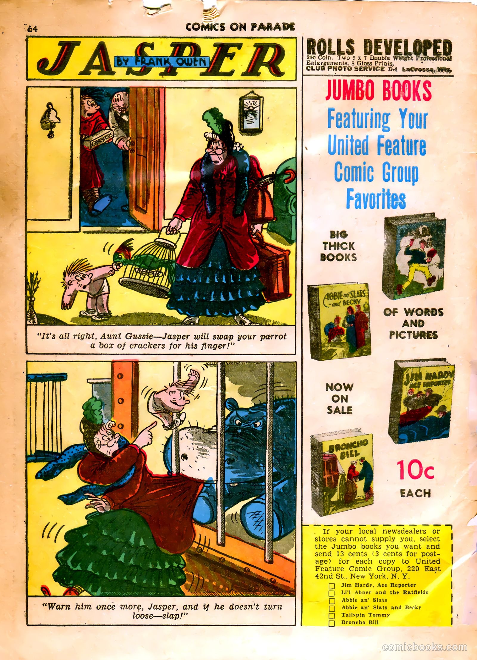 Comics on Parade #29 (1941) — page 50 of 52