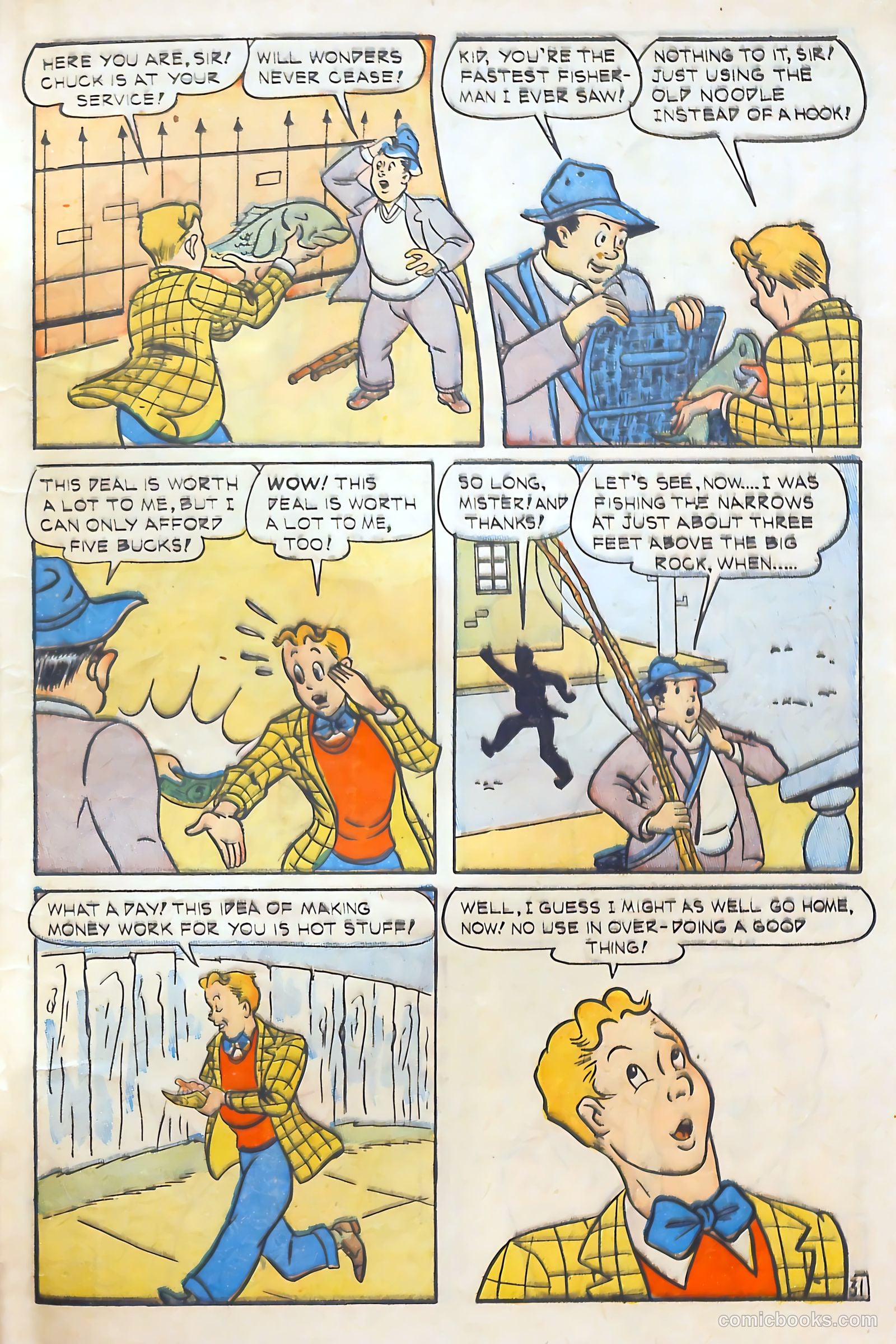 Super-Mystery Comics v5 #6 — page 33 of 36