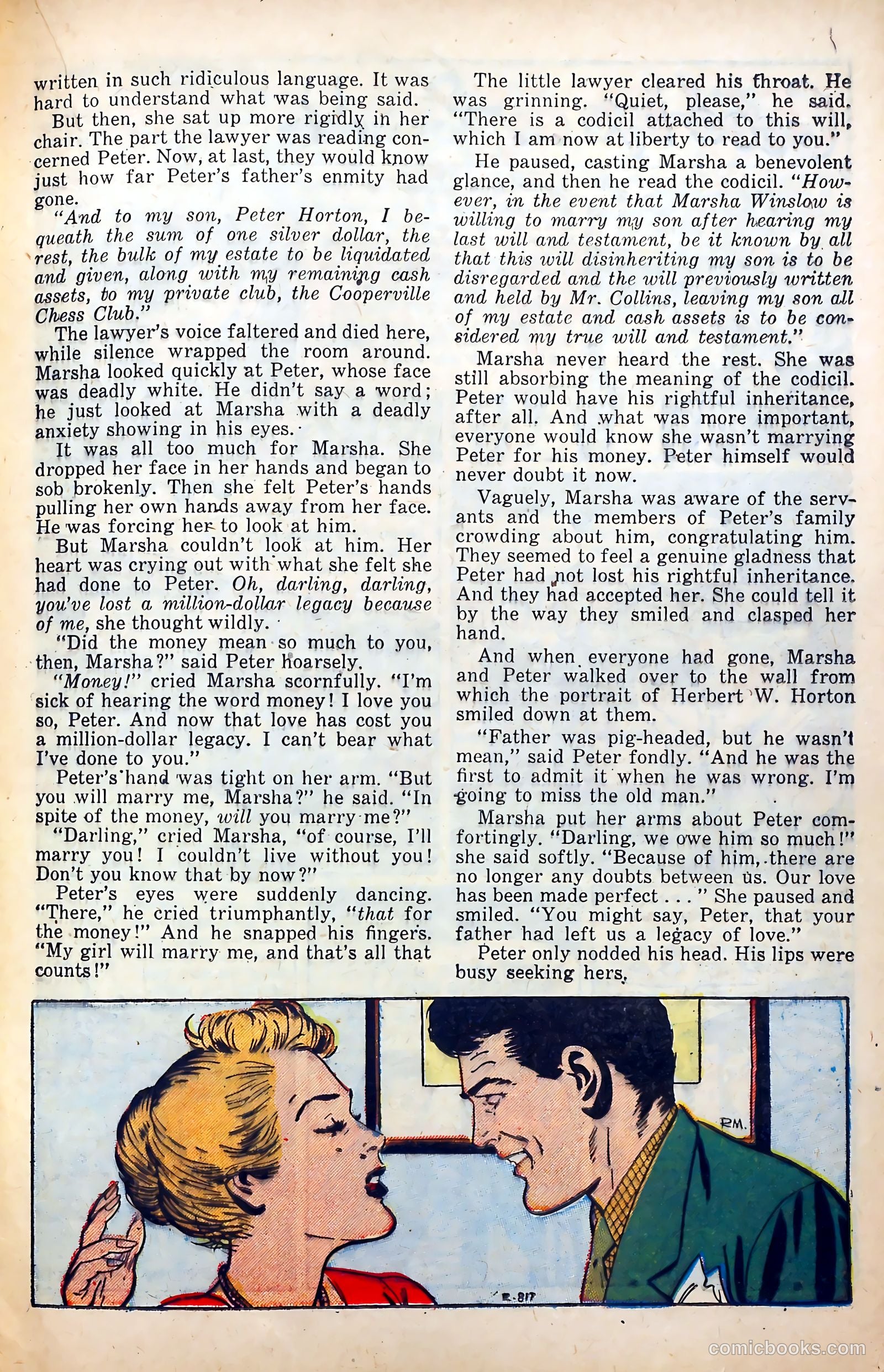 Popular Romance #25 (1950) — page 21 of 36