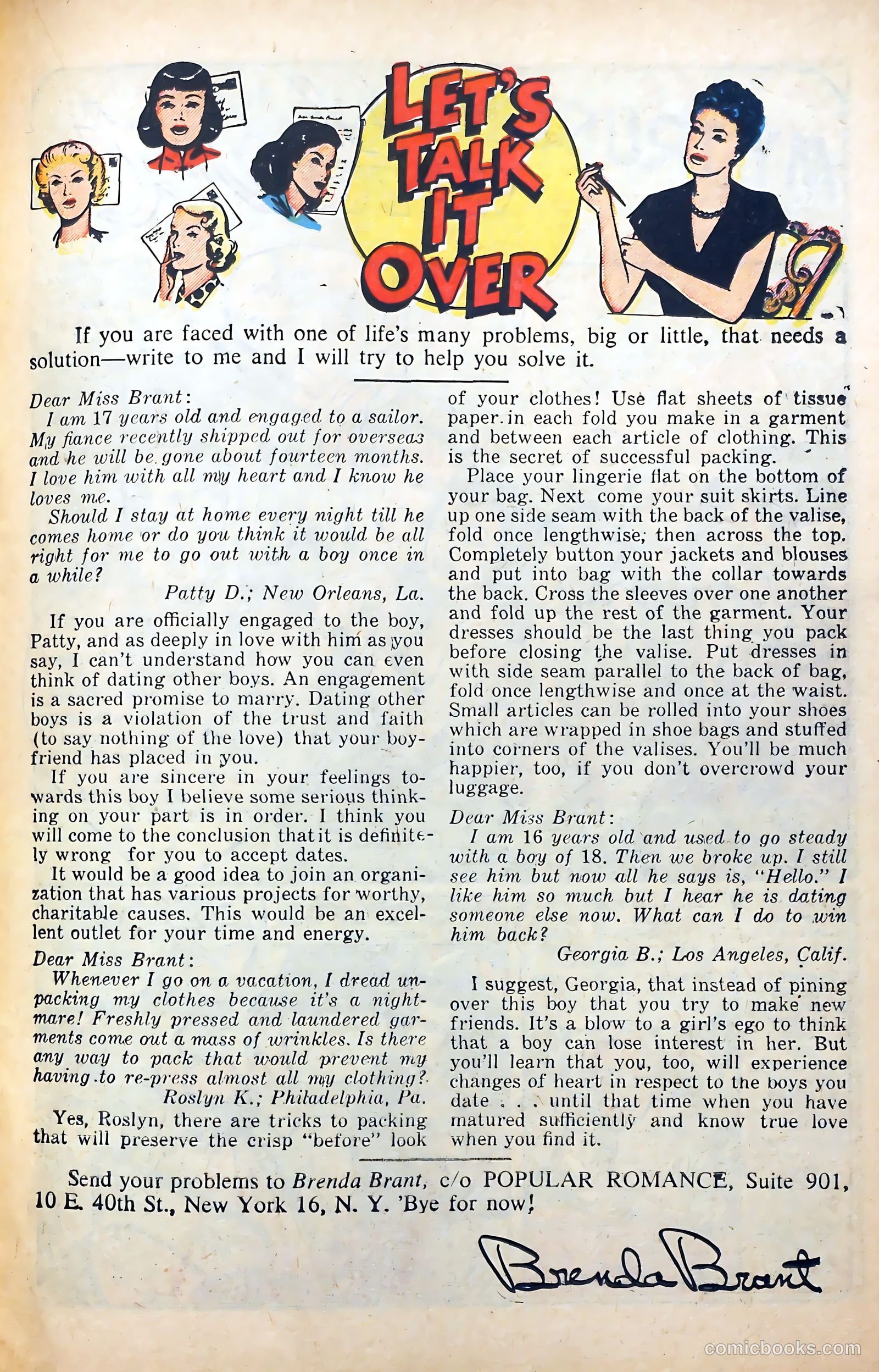 Popular Romance #25 (1950) — page 23 of 36