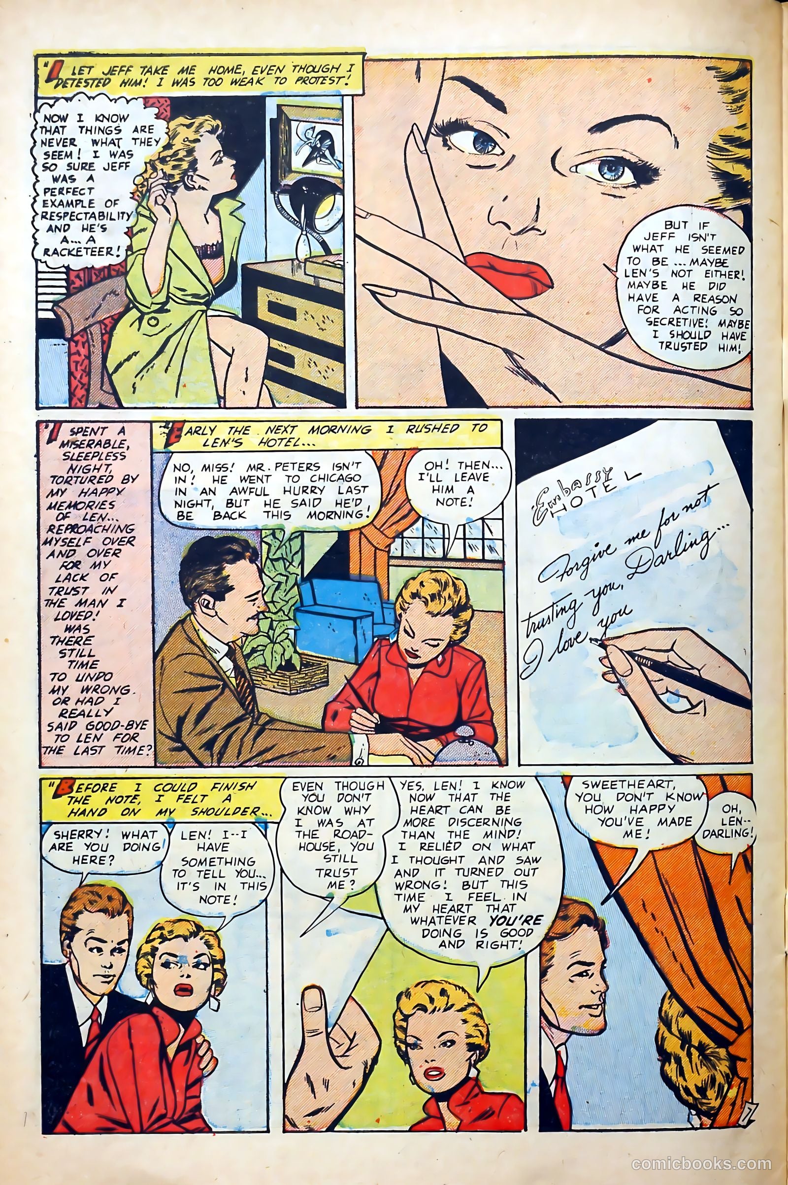 Popular Romance #25 (1950) — page 30 of 36