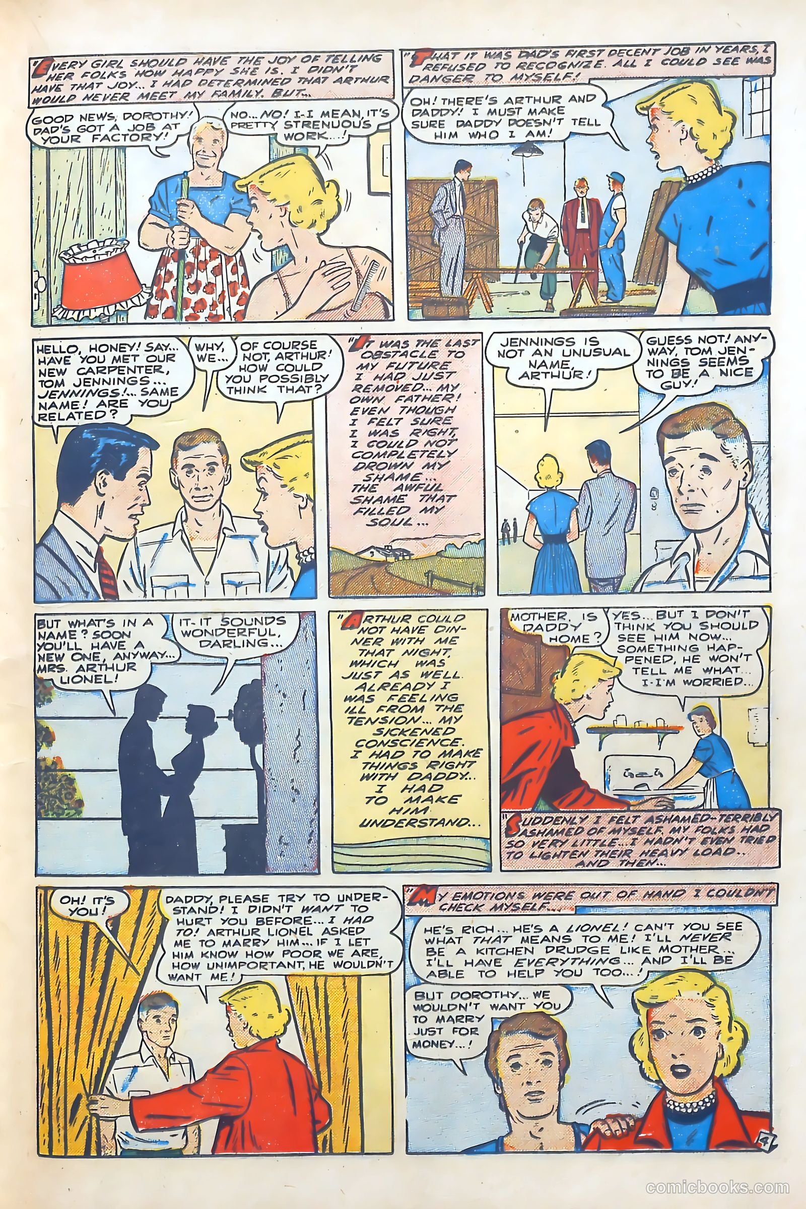 Popular Romance #8 (1950) — page 17 of 36