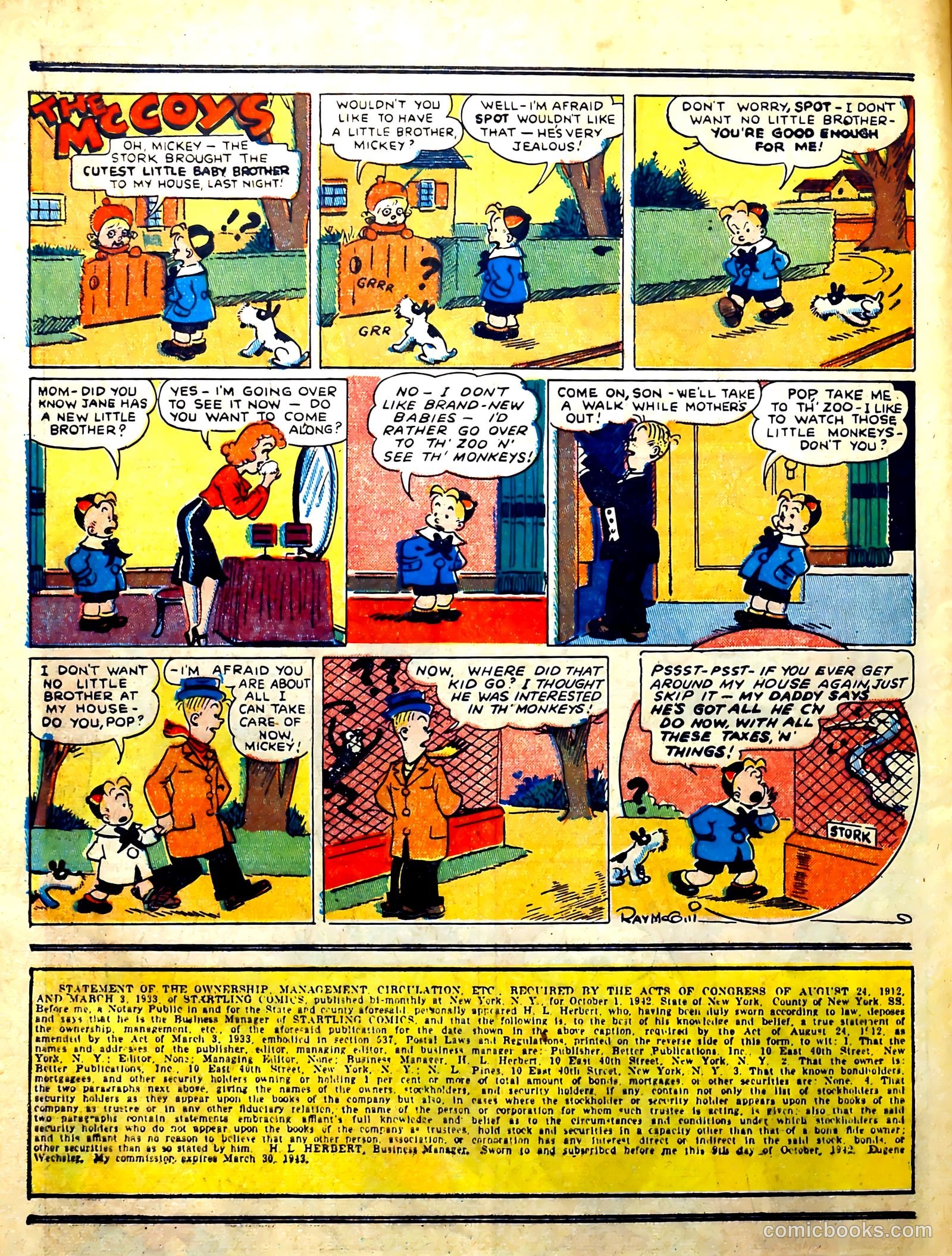 Startling Comics #19 (1940) — page 60 of 68