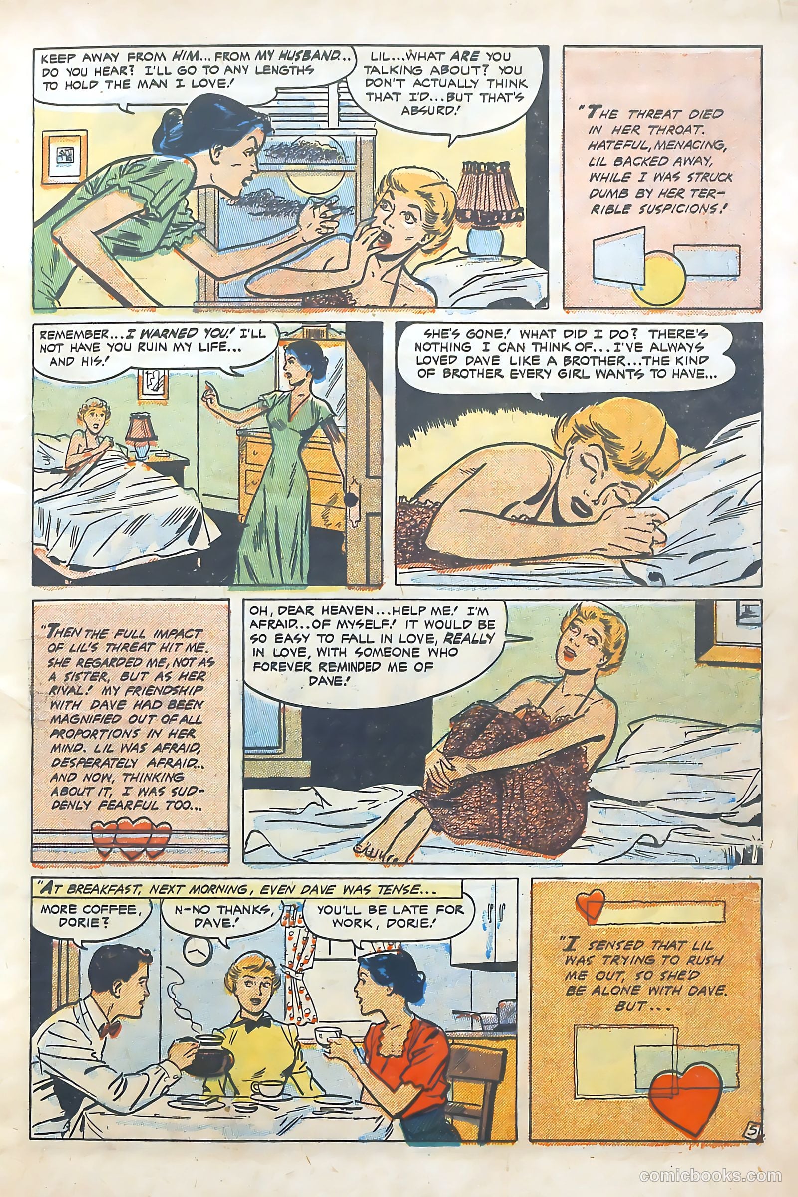 Popular Romance #12 (1950) — page 7 of 36