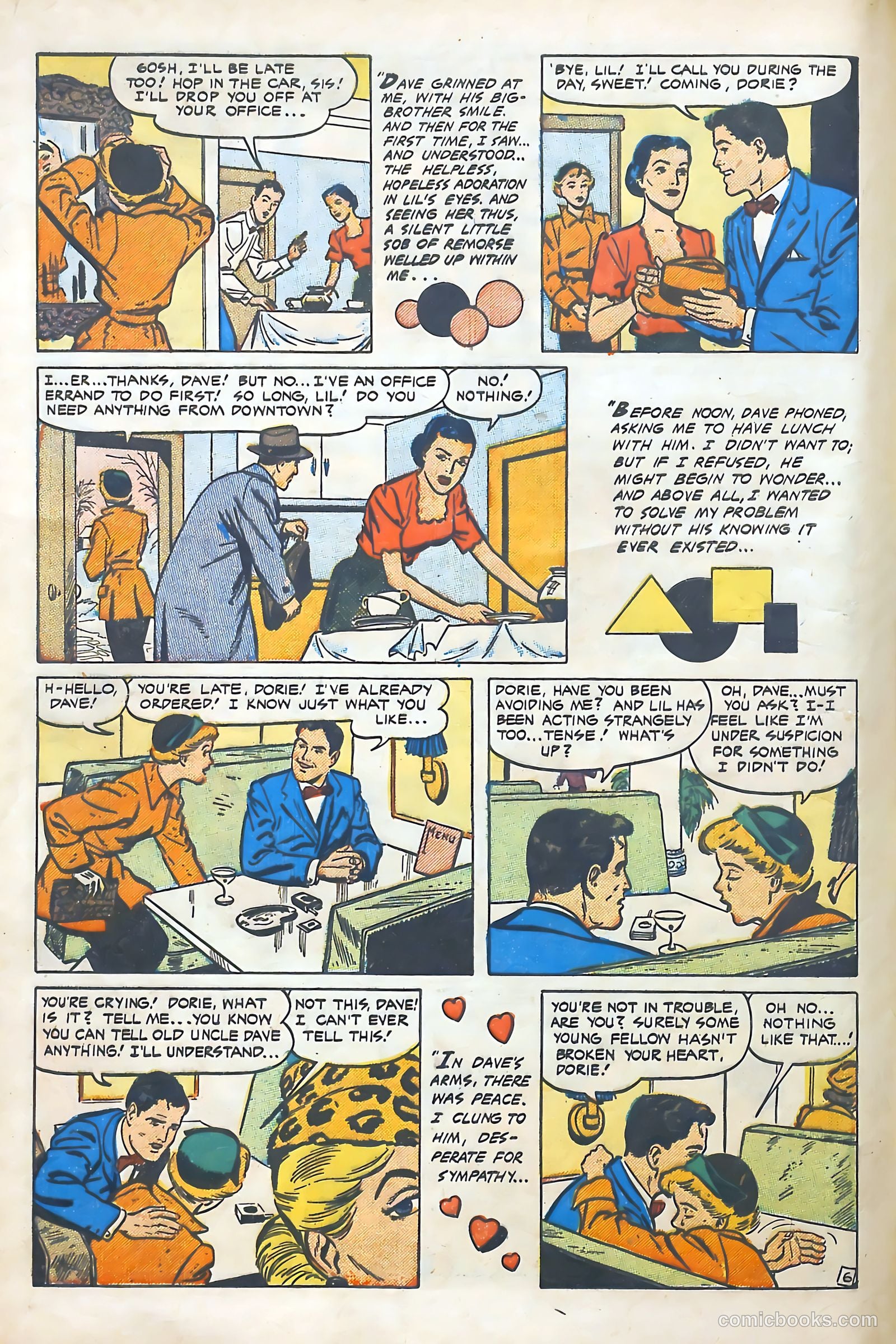 Popular Romance #12 (1950) — page 8 of 36