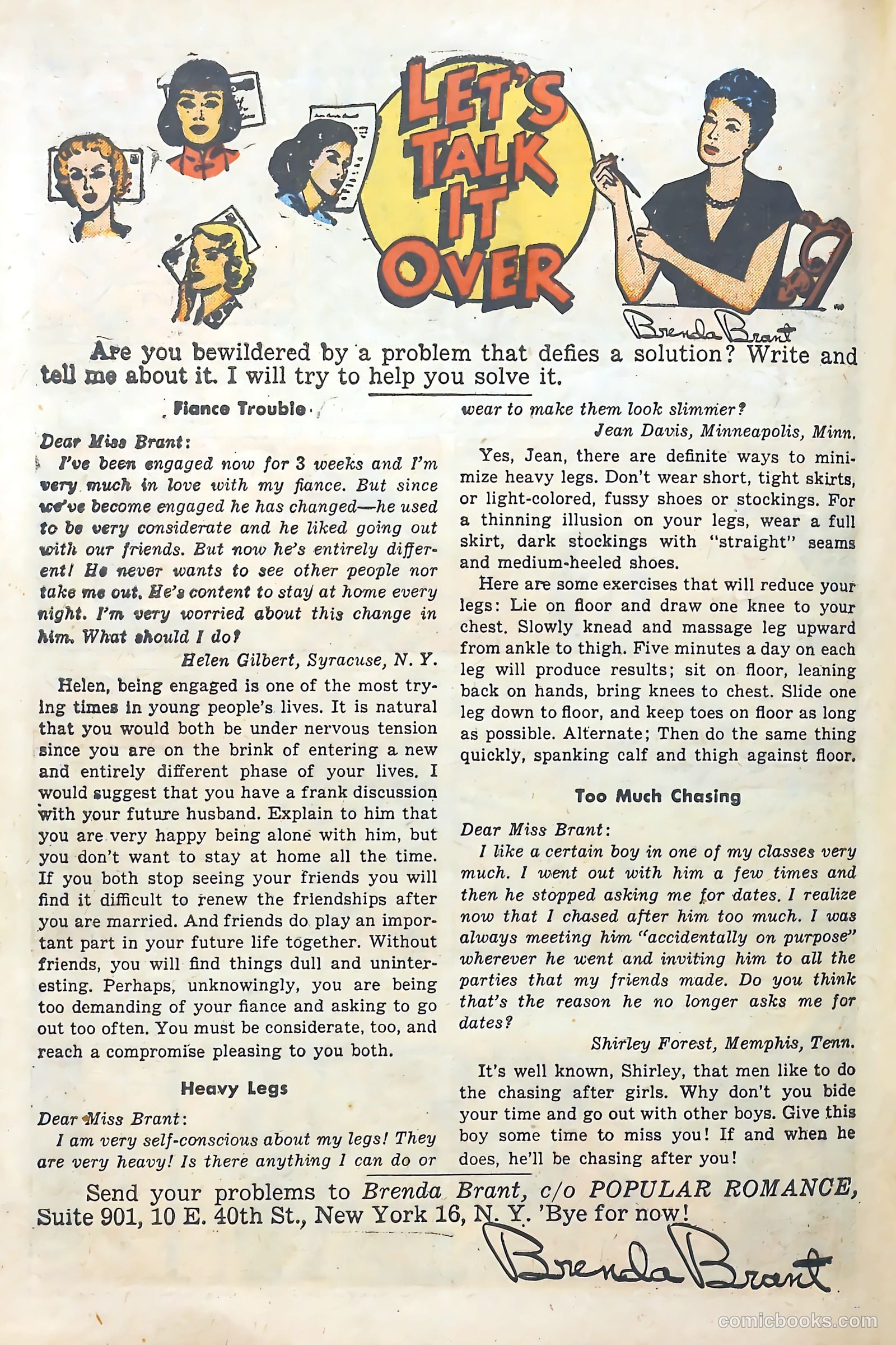 Popular Romance #12 (1950) — page 32 of 36