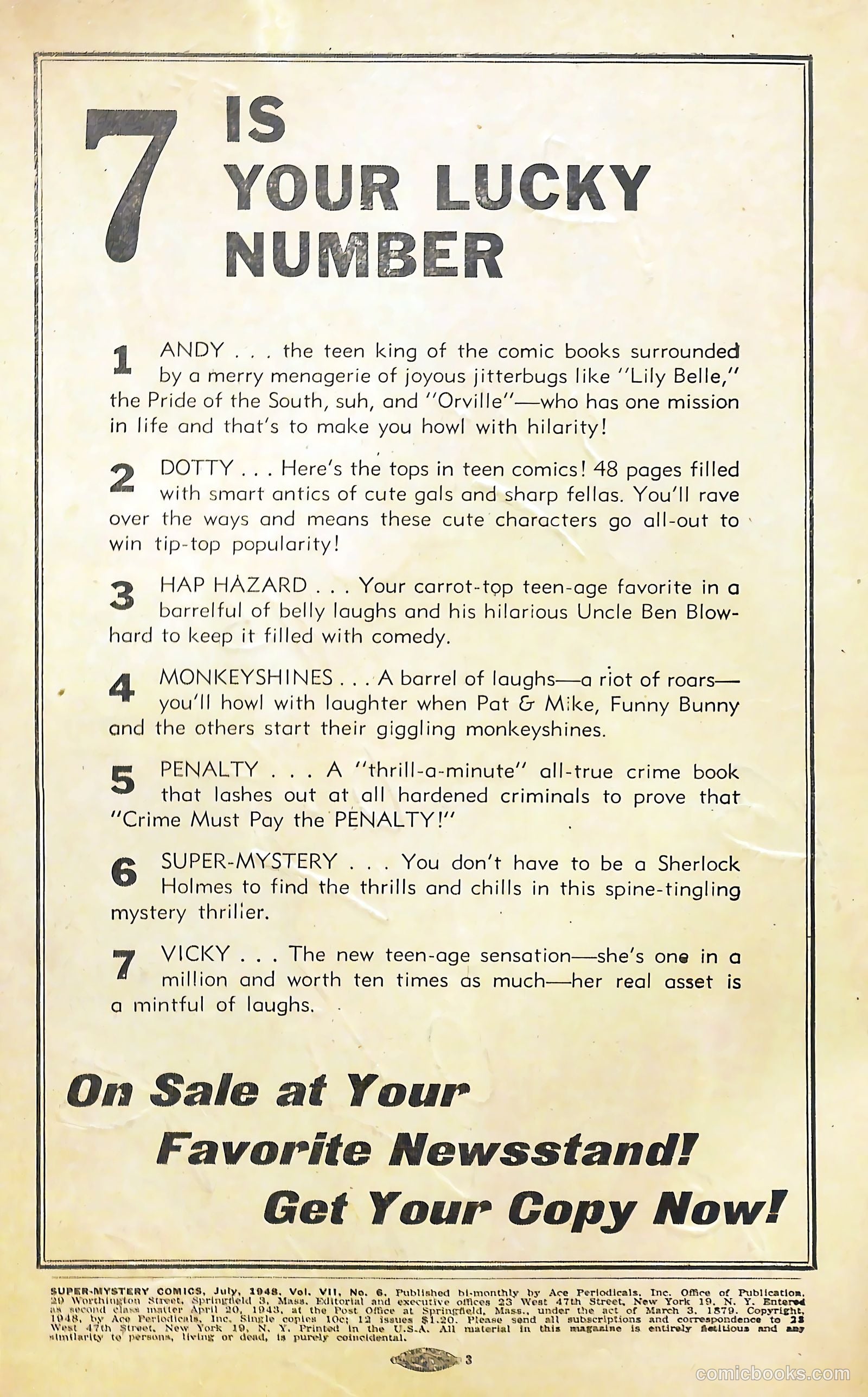 Super-Mystery Comics v7 #6 — page 2 of 52
