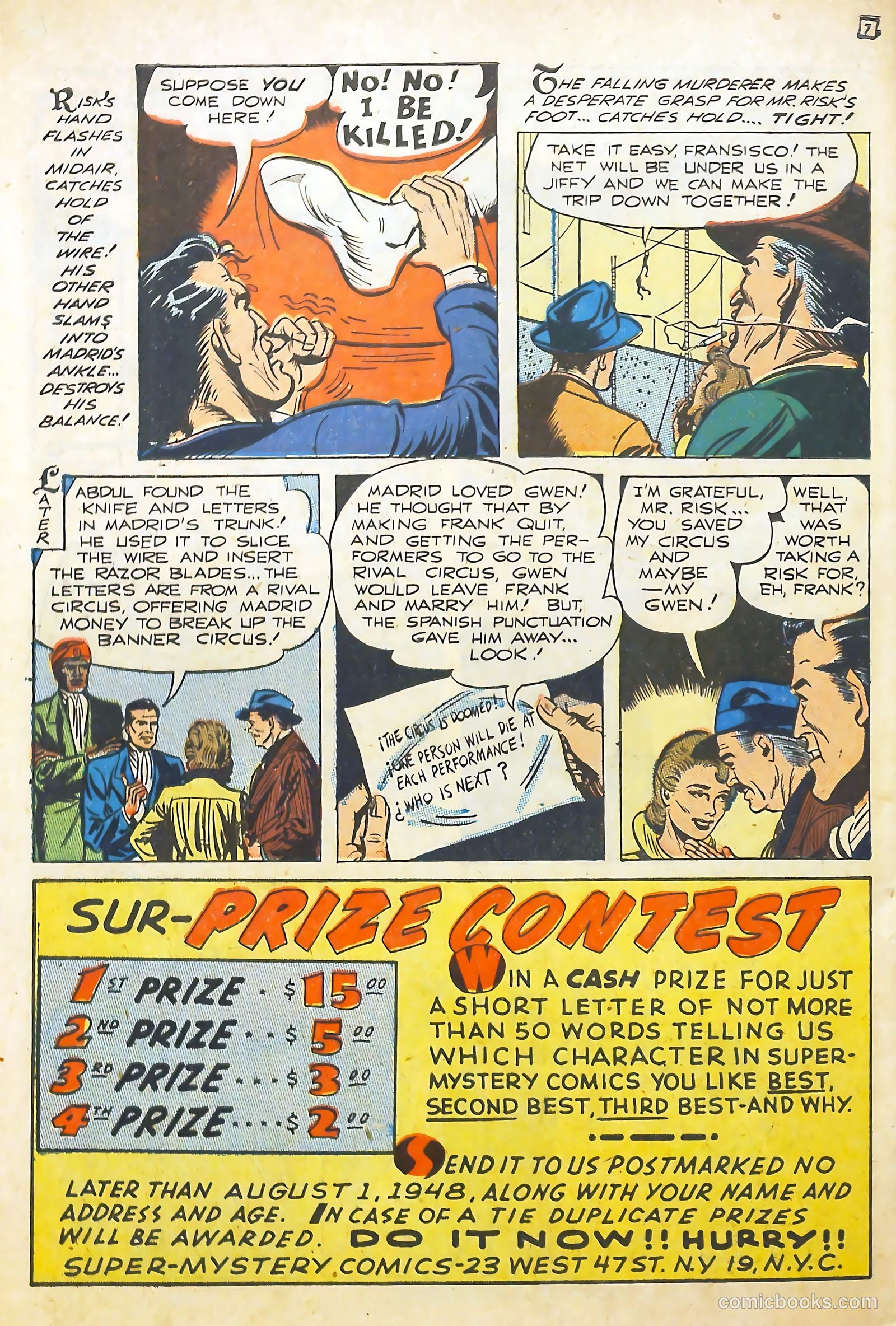 Super-Mystery Comics v7 #6 — page 50 of 52