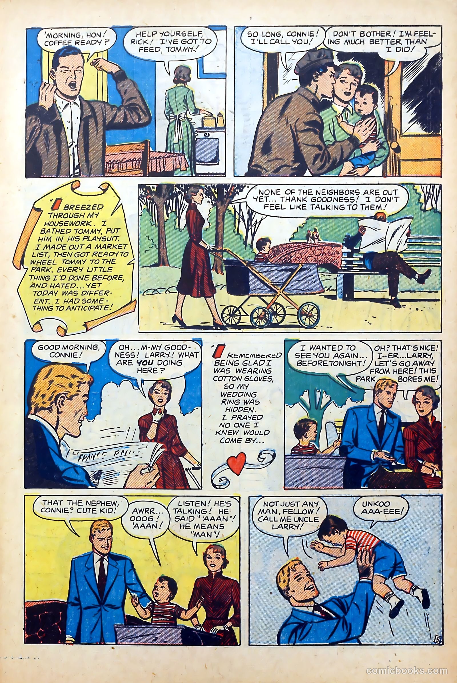 Popular Romance #13 (1950) — page 7 of 36