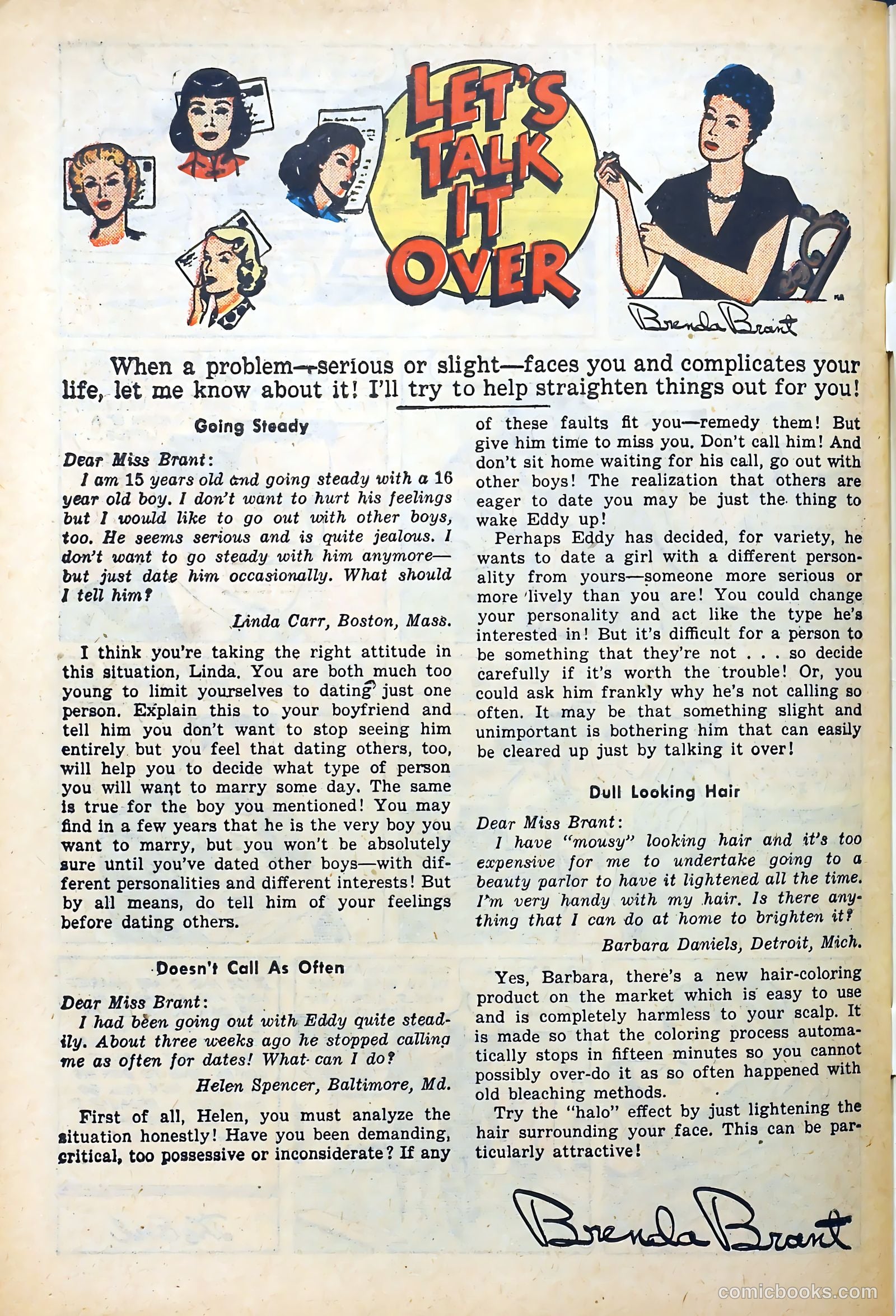 Popular Romance #13 (1950) — page 34 of 36