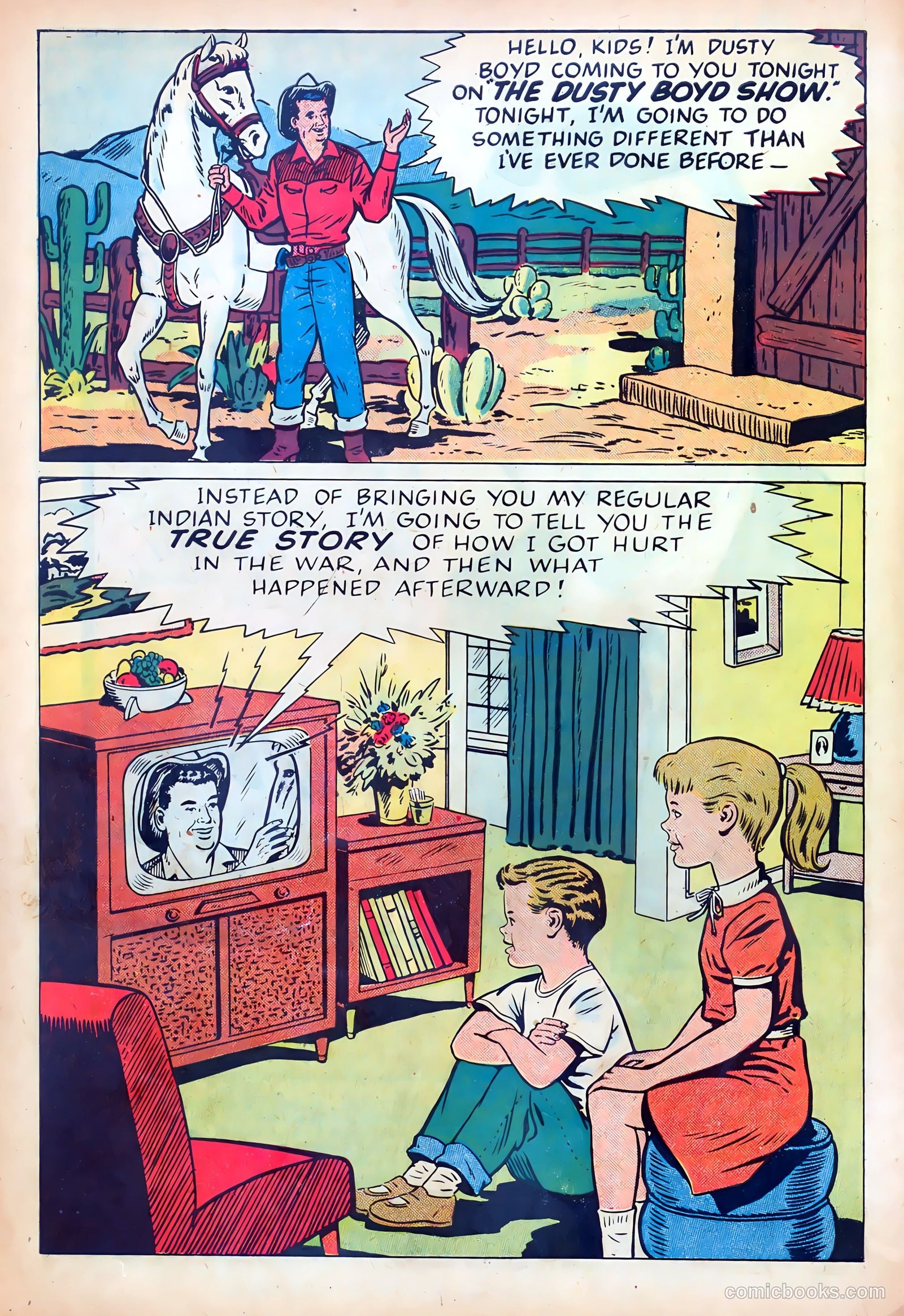 Oral Roberts' True Stories 109 - Dusty Boyd, The Happy Cowboy #1 — page 4 of 36
