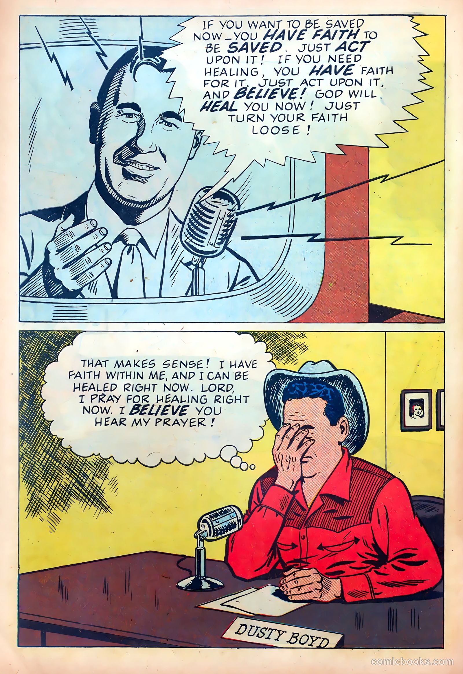 Oral Roberts' True Stories 109 - Dusty Boyd, The Happy Cowboy #1 — page 28 of 36