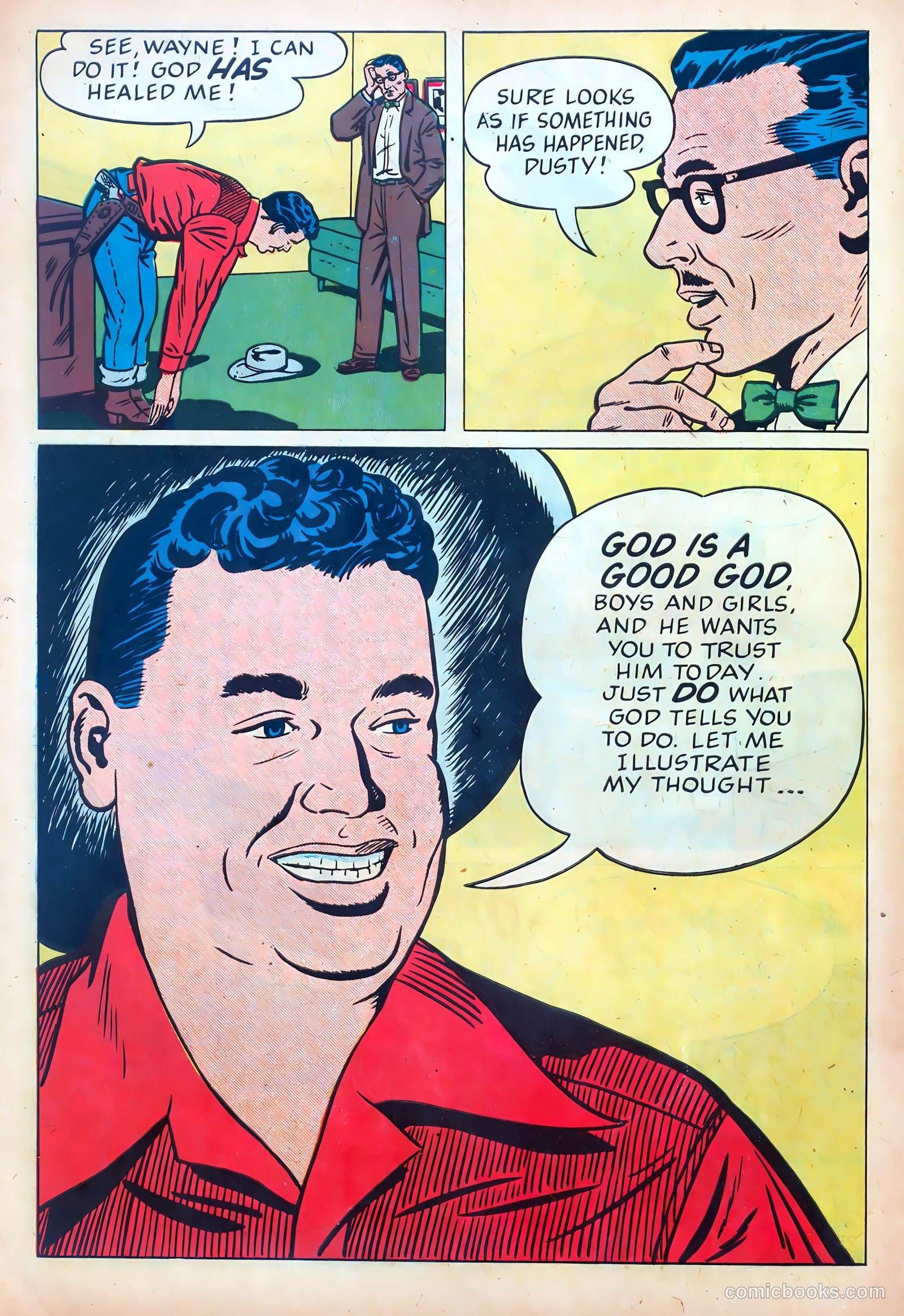 Oral Roberts' True Stories 109 - Dusty Boyd, The Happy Cowboy #1 — page 30 of 36