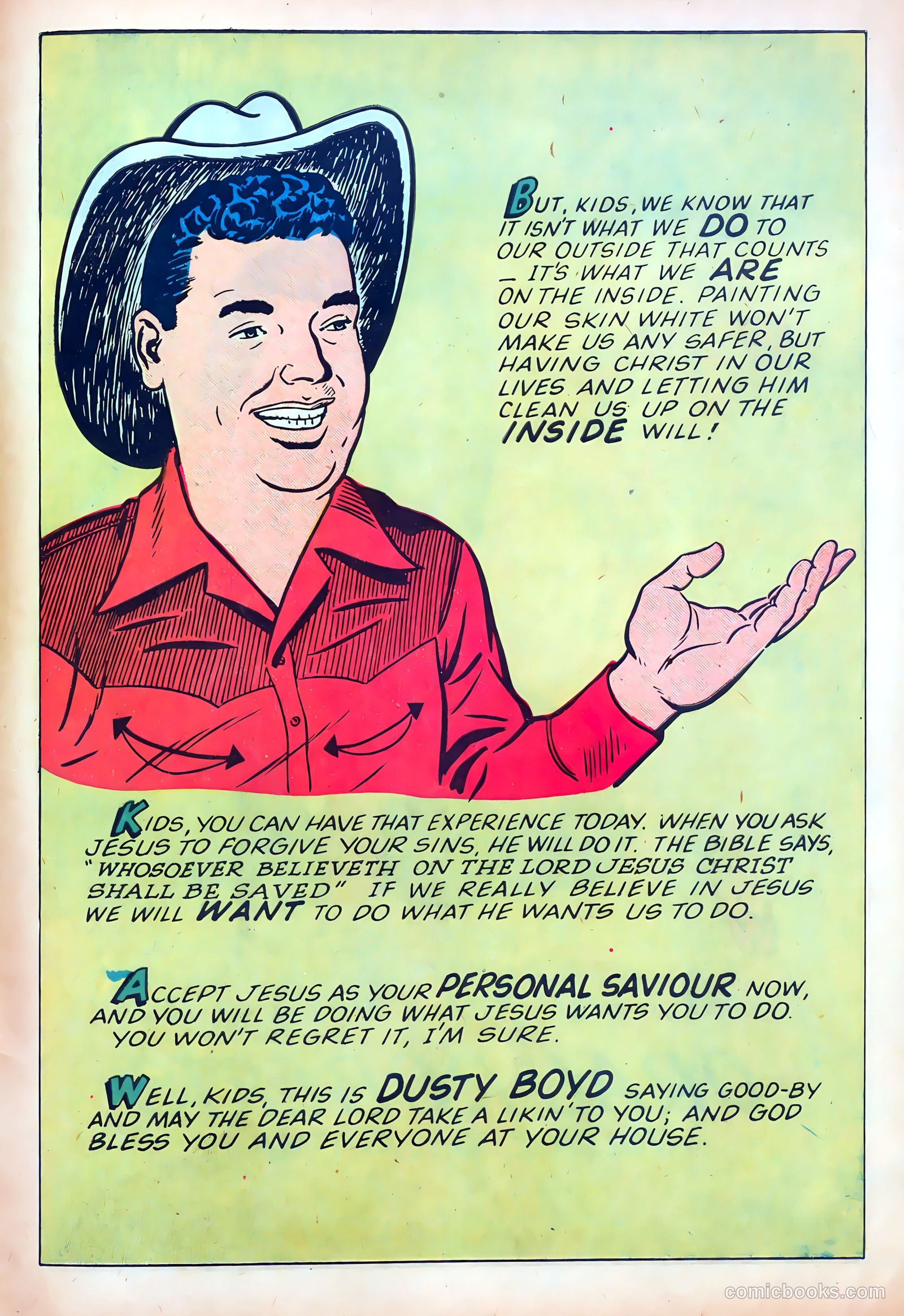 Oral Roberts' True Stories 109 - Dusty Boyd, The Happy Cowboy #1 — page 33 of 36