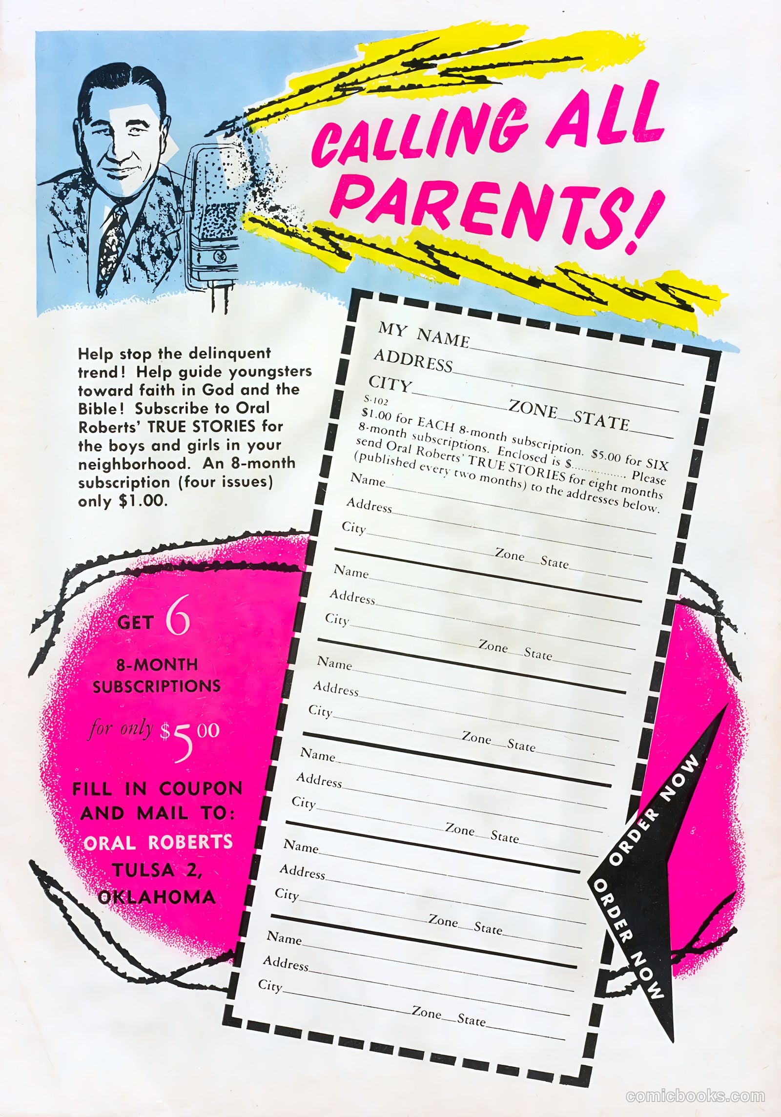 Oral Roberts' True Stories 109 - Dusty Boyd, The Happy Cowboy #1 — page 36 of 36