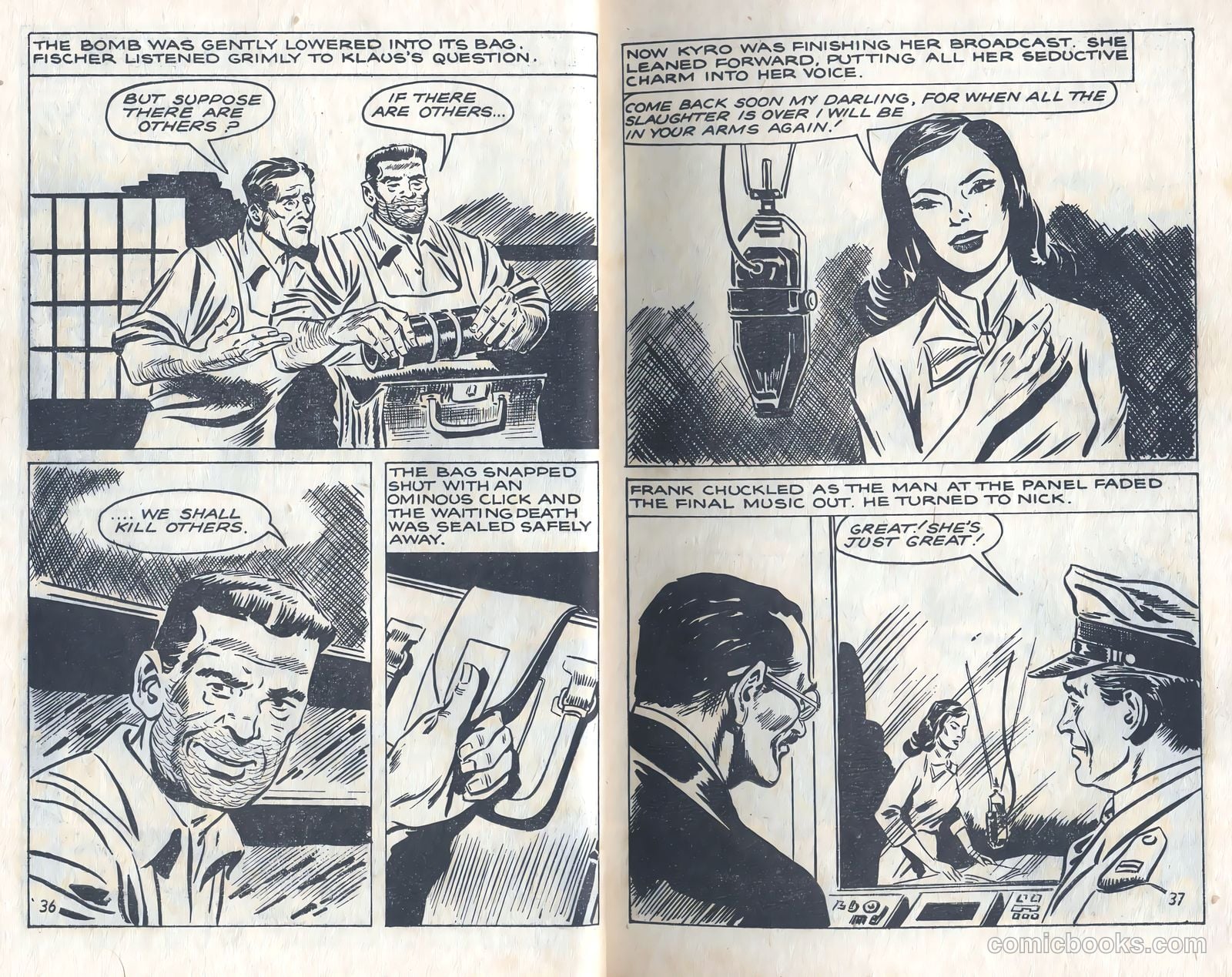 T.V. Picture Stories 19 - O.S.S. Operation Sweet Talk #1 — page 20 of 35
