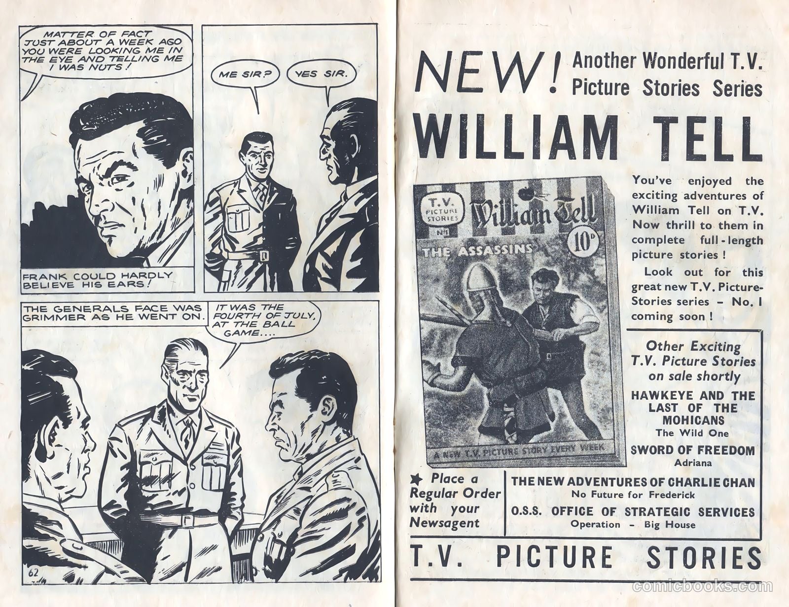 T.V. Picture Stories 19 - O.S.S. Operation Sweet Talk #1 — page 33 of 35